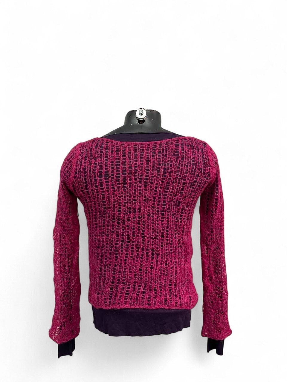 Diesel Diesel pink mohair open knit sweater layering y2k Size M / US 6-8 / IT 42-44 - 7 Thumbnail