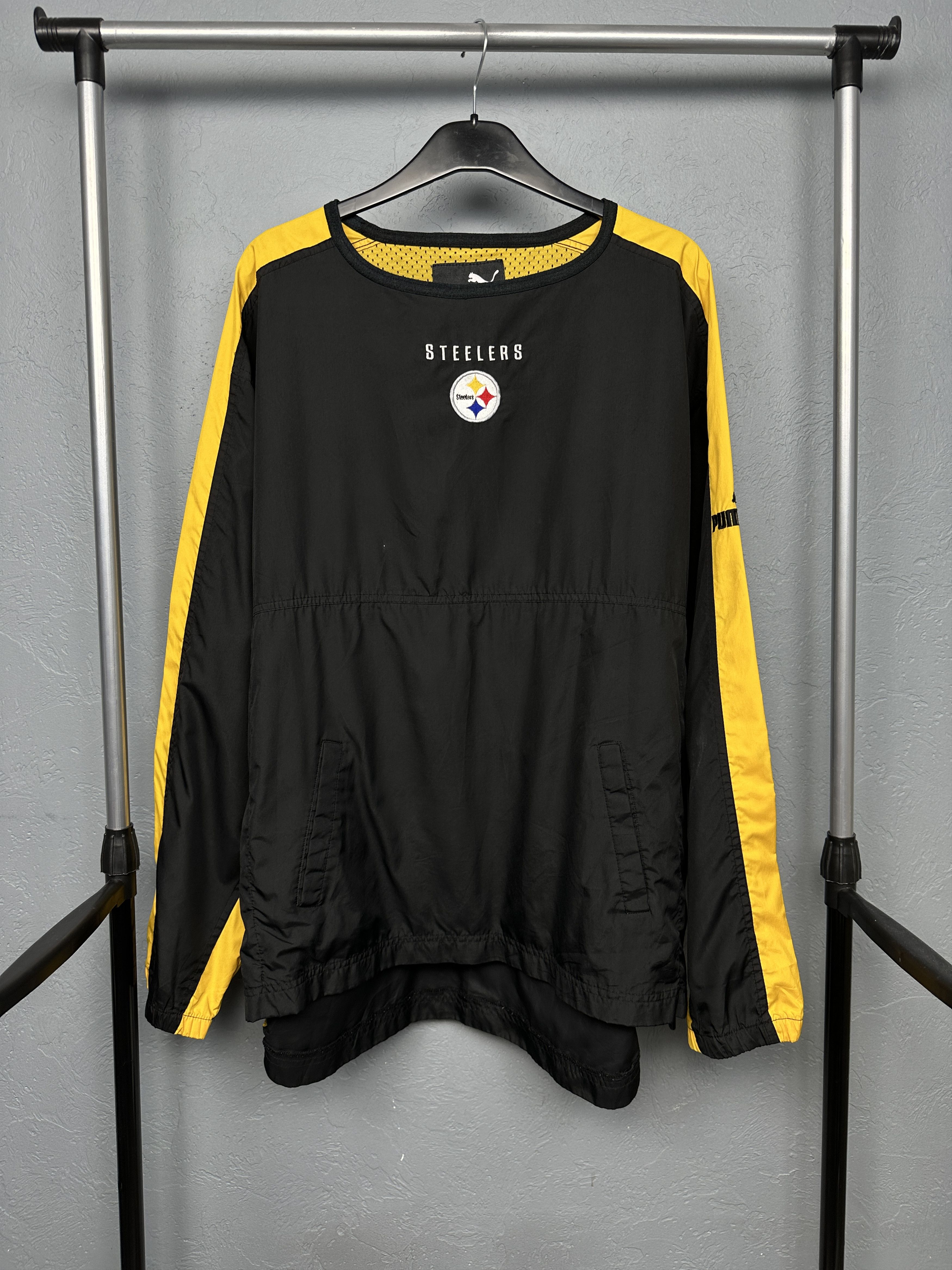 Puma Puma NFL Pittsburgh Steelers 90s Vintage Mens Jacket Size US L / EU 52-54 / 3 - 1 Thumbnail