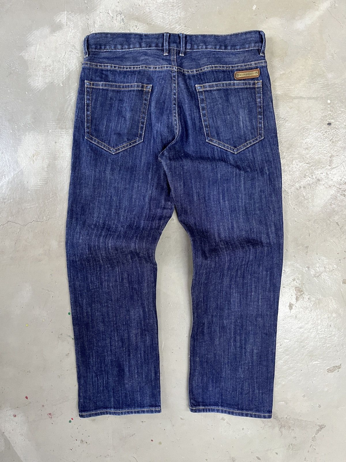 Burberry Burberry BRIT Non Selvedge Indigo Denim Straight Cut Jeans Size US 32 / EU 48 - 1 Thumbnail