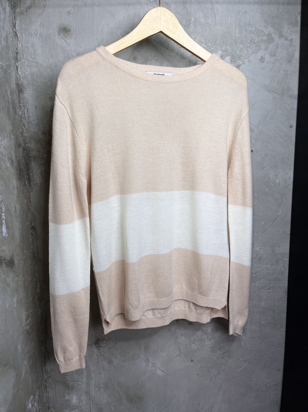 Hussein Chalayan Hussein Chalayan Colorblock Beige Knitwear Size M / US 6-8 / IT 42-44 - 1 Thumbnail