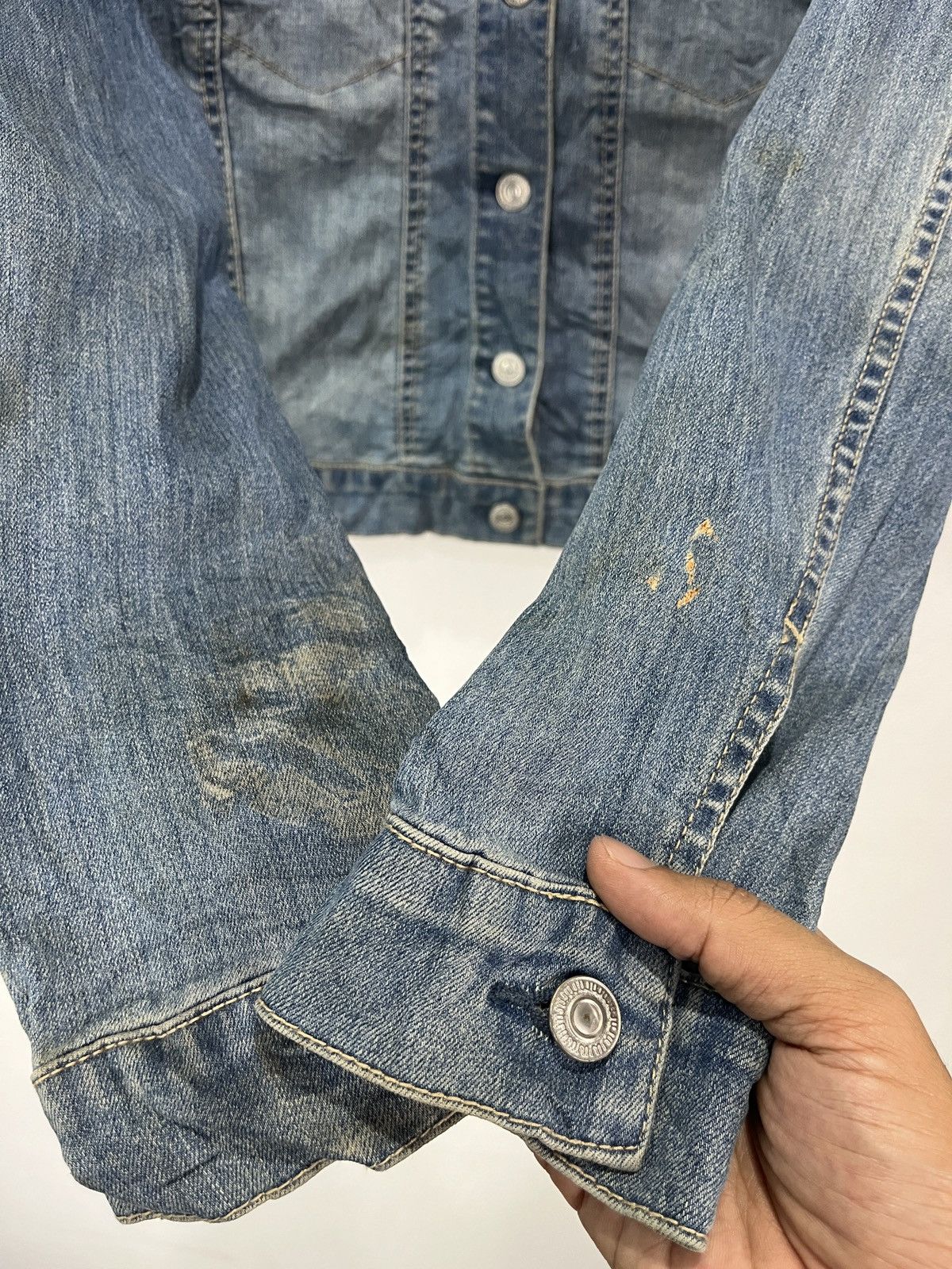 Uniqlo Uniqlo UJ Denim Trucker Jacket Size S / US 4 / IT 40 - 10 Thumbnail
