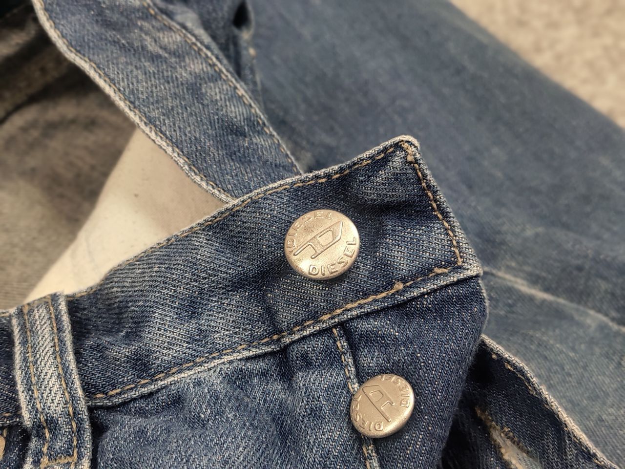 Diesel Vintage Diesel Industry Faded Denim Jeans Y2K Style Tapered Size US 32 / EU 48 - 17 Thumbnail