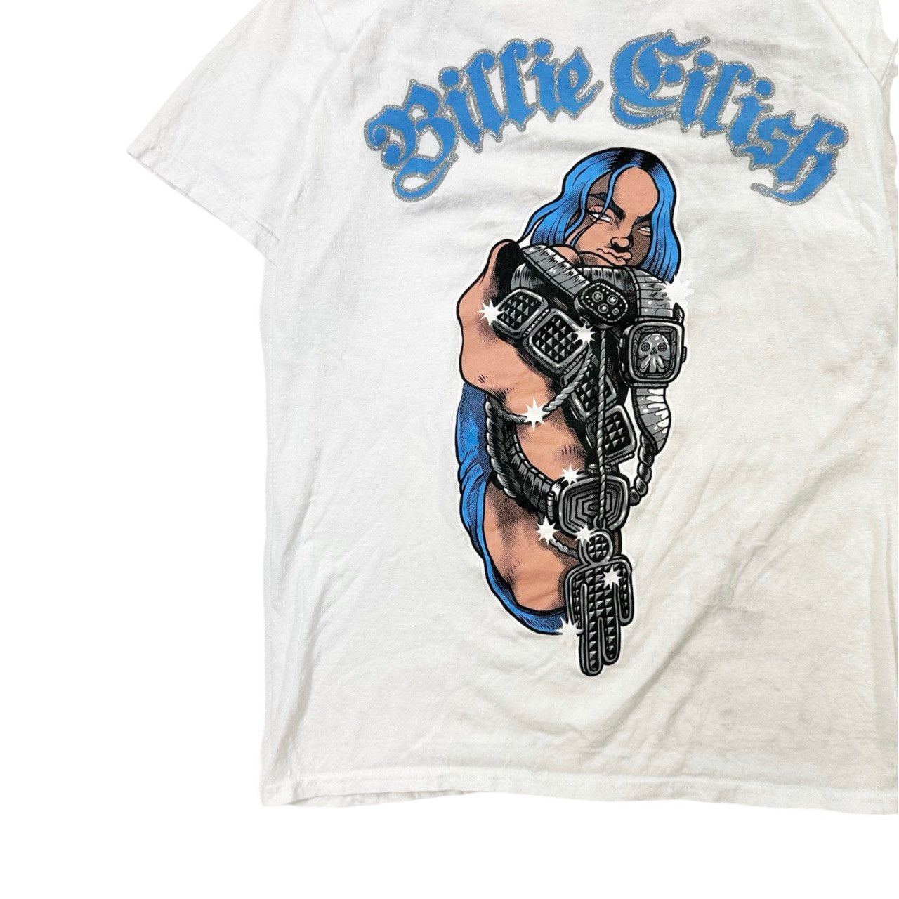 Vintage Billie Eilish Official Graphic Band Merch T Shirt Size US M / EU 48-50 / 2 - 3 Thumbnail