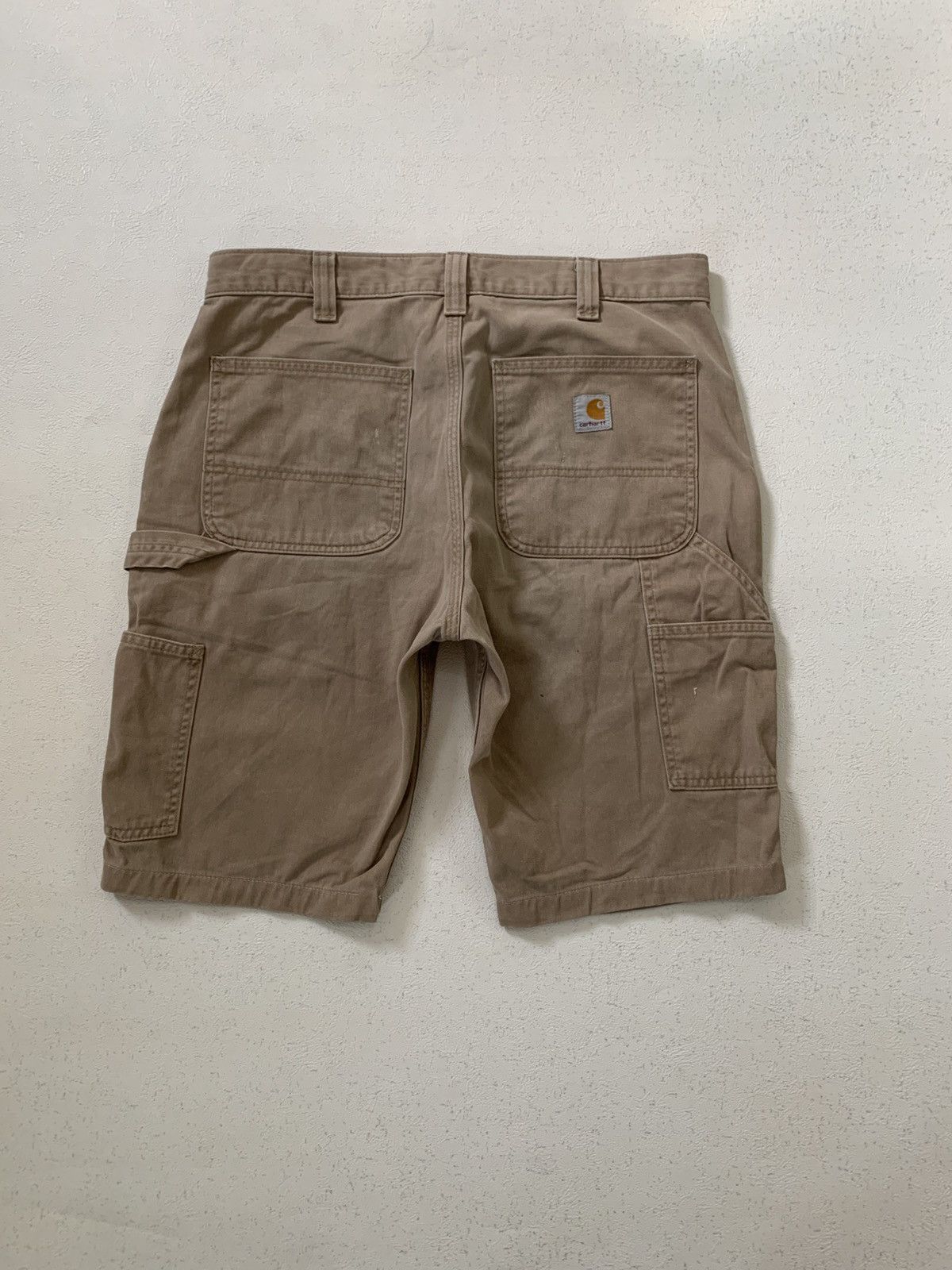 Carhartt Carhartt Short Carpenter Dark Khakis (B324-DKH) Size US 33 - 1 Thumbnail