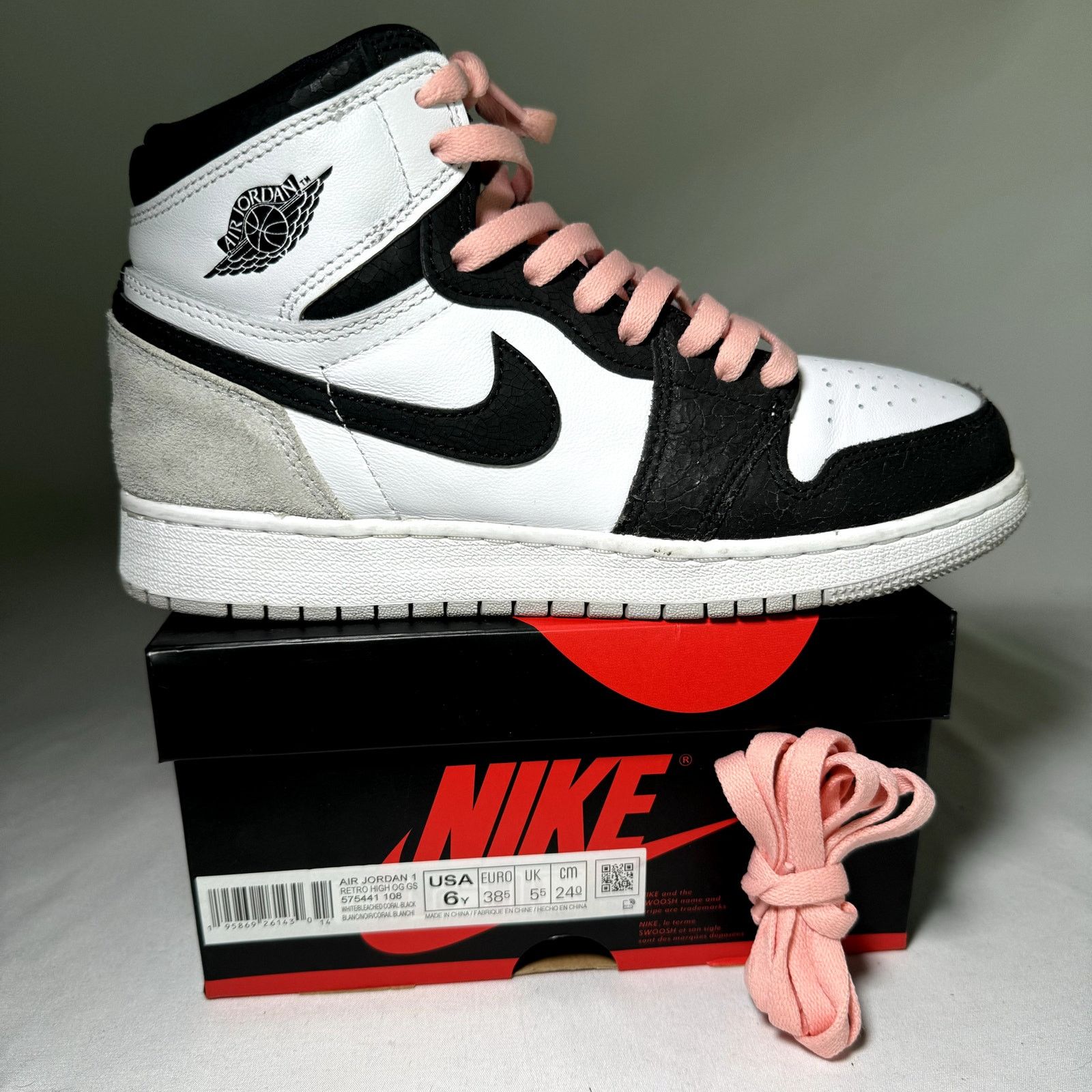Jordan Brand Nike Size 6 Nike Air Jordan 1 Retro OG GS Stage Haze 2022 Shoes Grailed