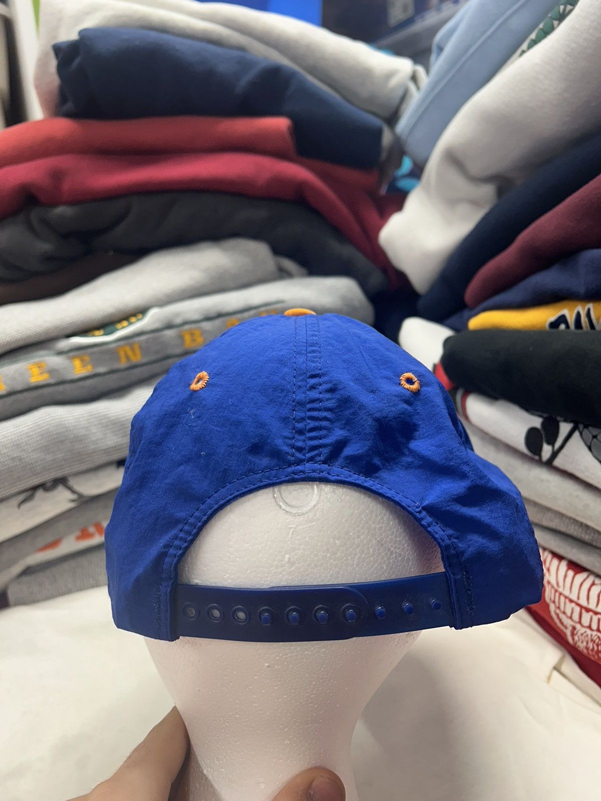 Vintage Crazy Vintage 90s Blue Skater Grunge Trucker Snapback Hat Size ONE SIZE - 2 Thumbnail