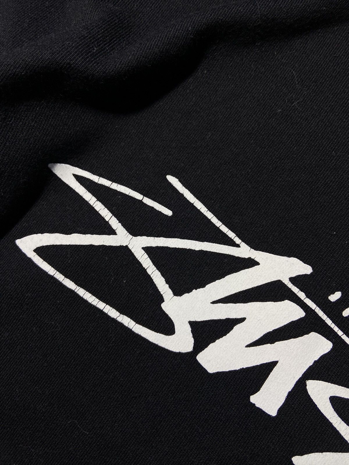Stussy × Vintage 💥Stussy vintage big logo black light sweatshirt‼️ Size US XL / EU 56 / 4 - 5 Thumbnail