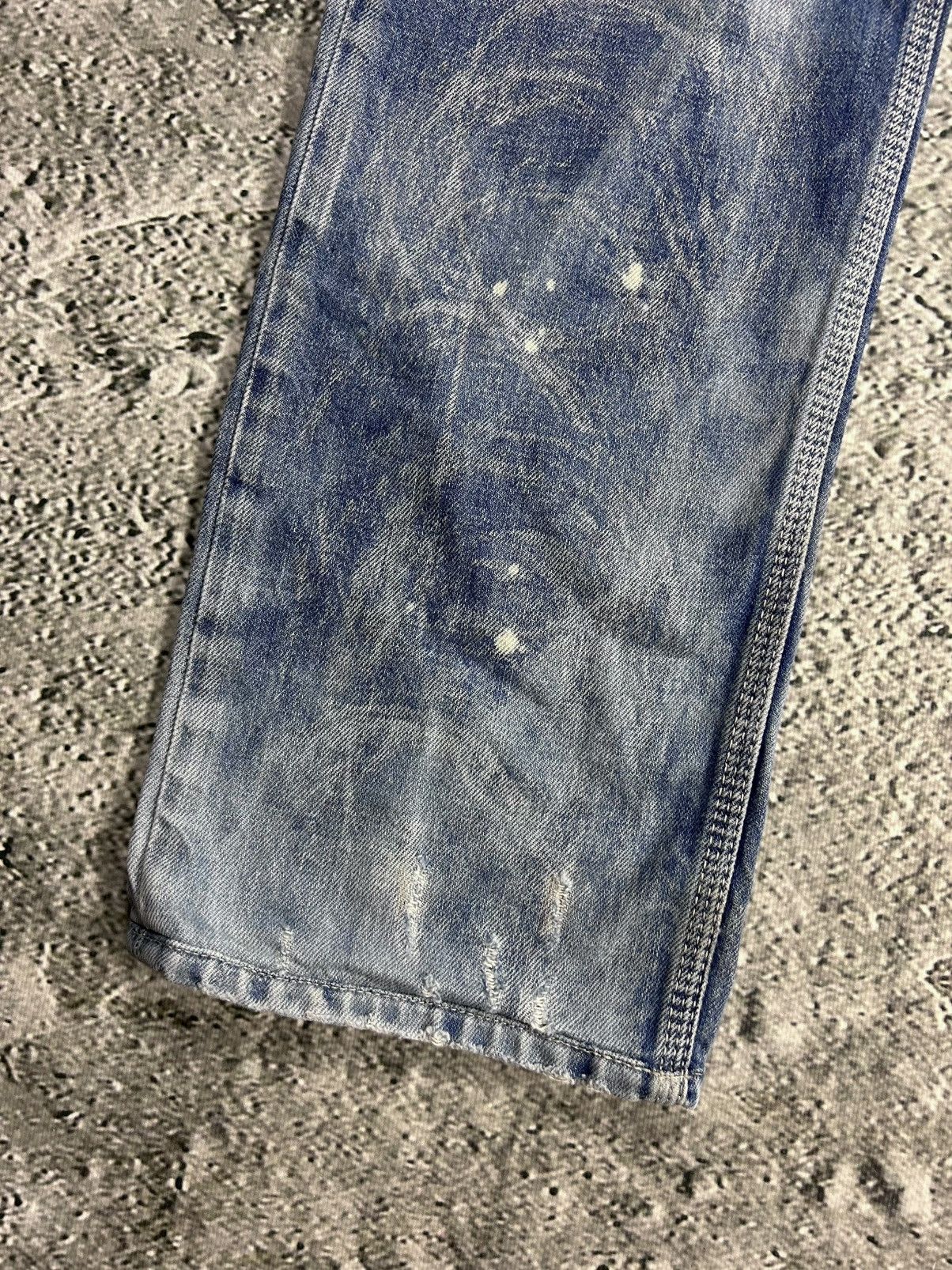 Diesel × Vintage Diesel jeans vintage baby blue Krooley Y2K slim marble fade Size US 32 / EU 48 - 8 Thumbnail