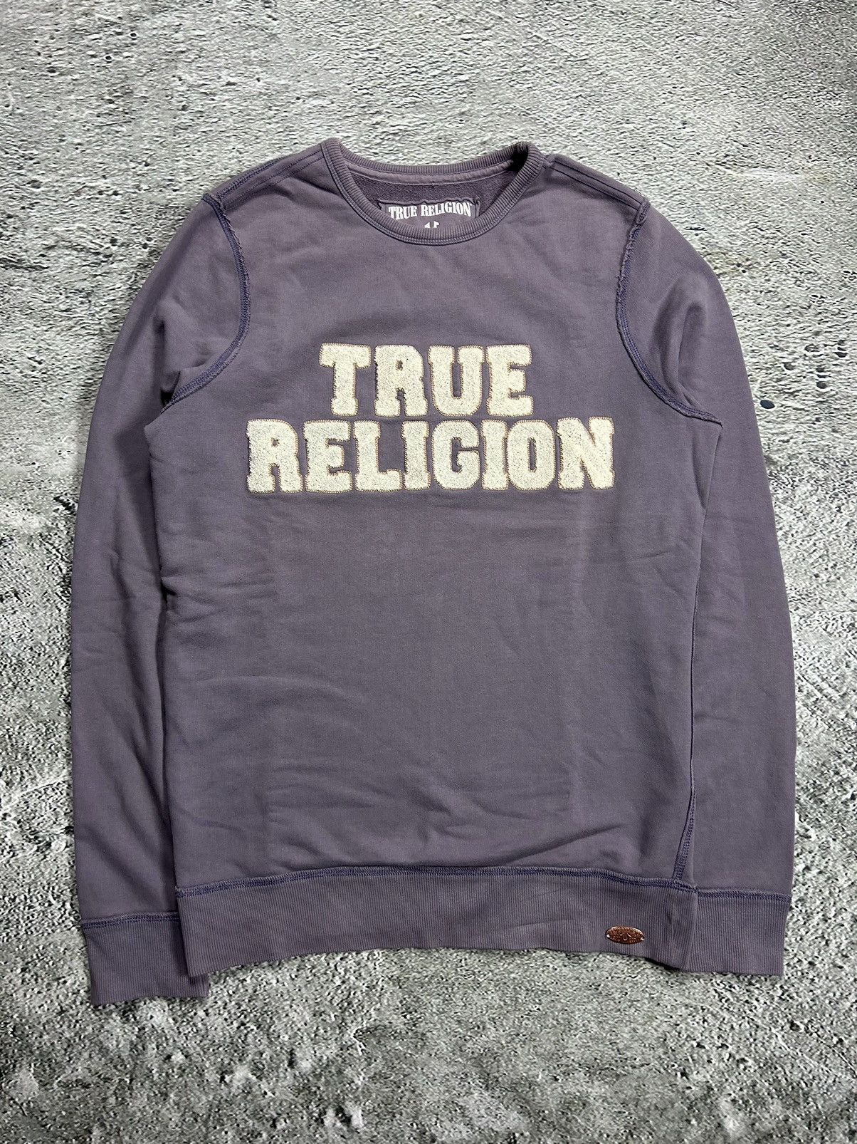 True Religion True Religion sweatshirt vintage big logo Y2K purple white Size US M / EU 48-50 / 2 - 1 Thumbnail