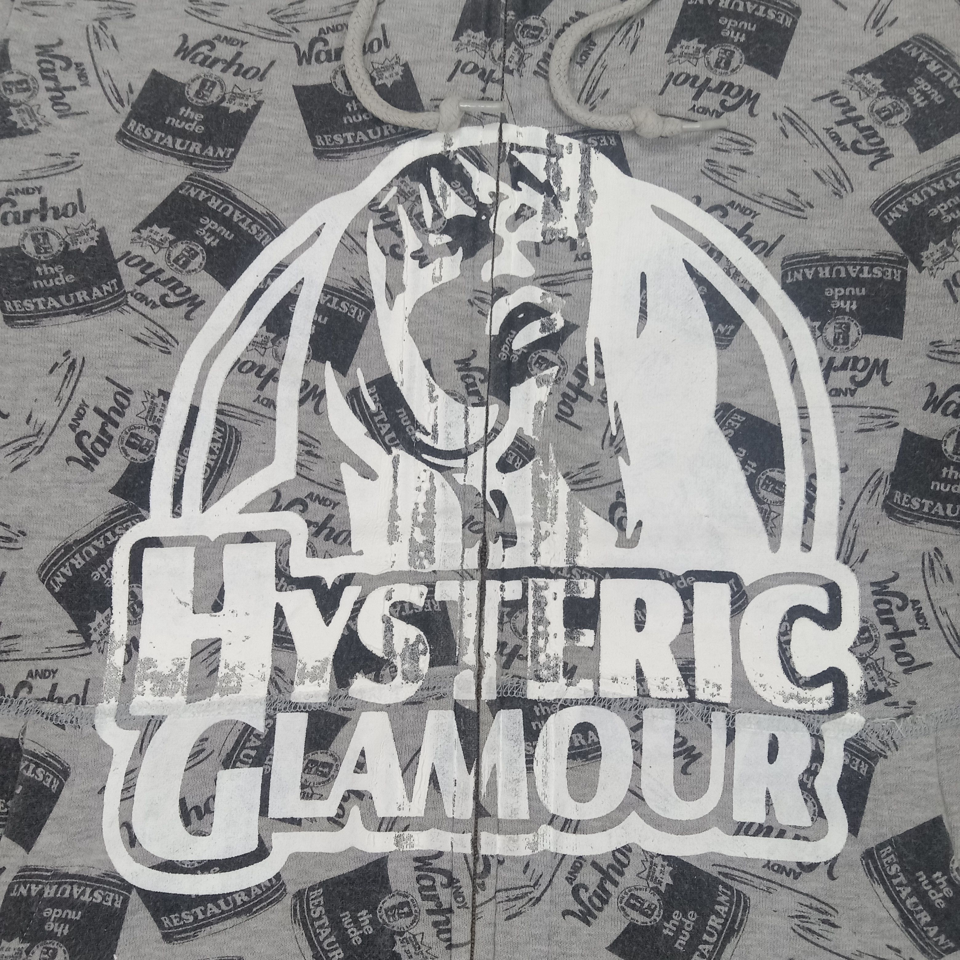 Hysteric Glamour Hysteric Glamour X Andy Warhol Zipper Hoodies Custom Art Size US S / EU 44-46 / 1 - 2 Thumbnail