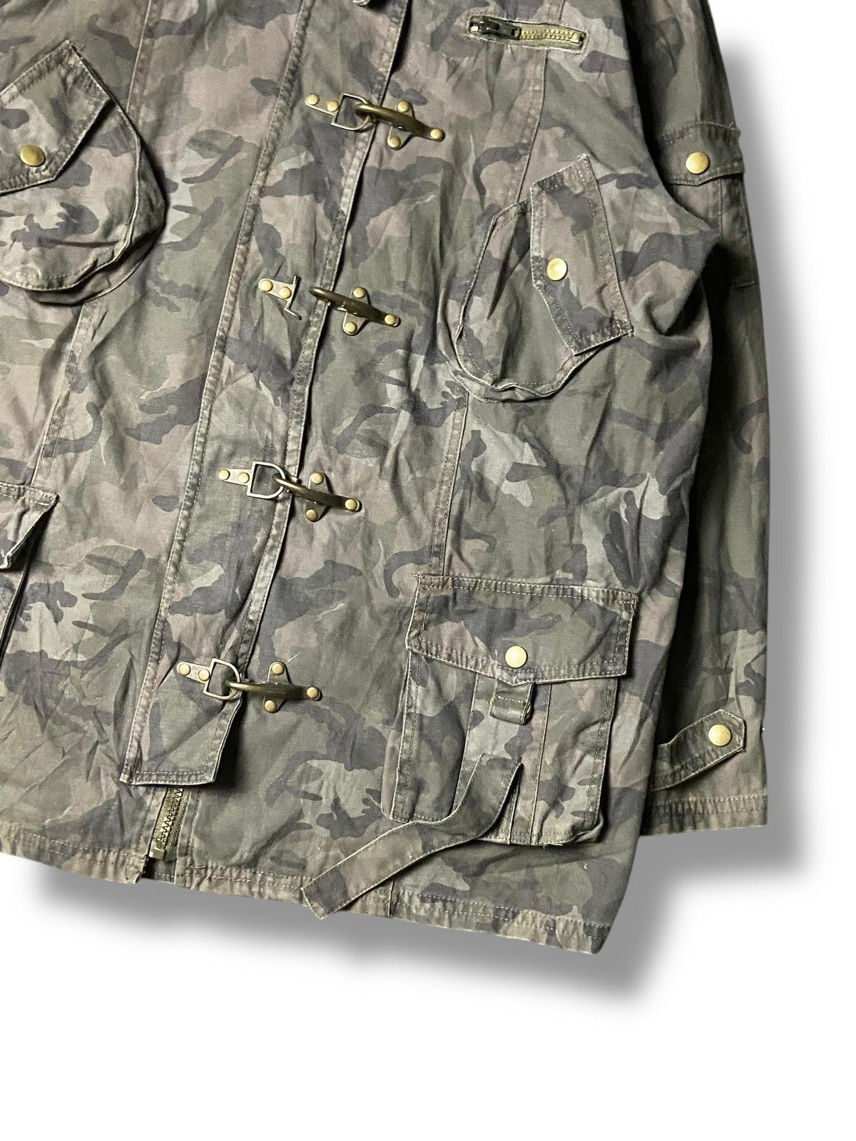 Japanese Brand Crazy Angel Multi pocket Camouflage Jacket (142) Size US S / EU 44-46 / 1 - 5 Thumbnail