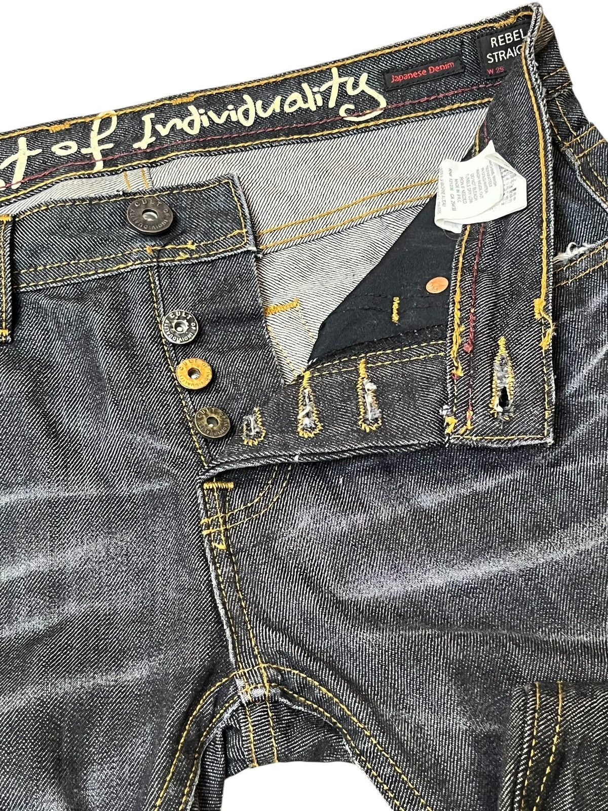 Cult Of Individuality ARCHIVE JAPANESE CULT OF INDIVIDUALITY SELVEDGE JEANS Size US 31 - 11 Thumbnail