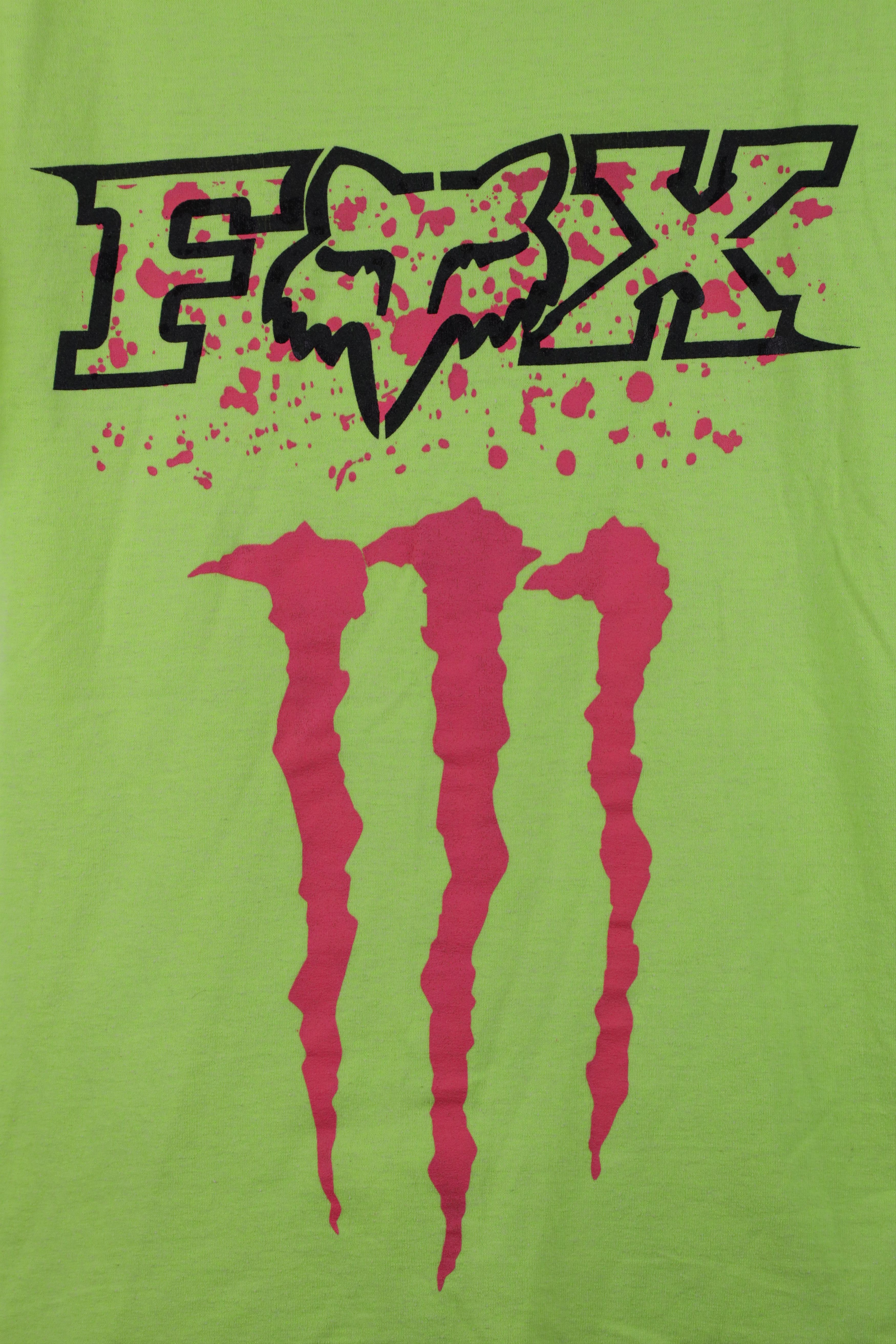 Fox Racing Vintage Fox Racing x Monster Energy Drink T-Shirt Volt Size S / US 4 / IT 40 - 4 Thumbnail