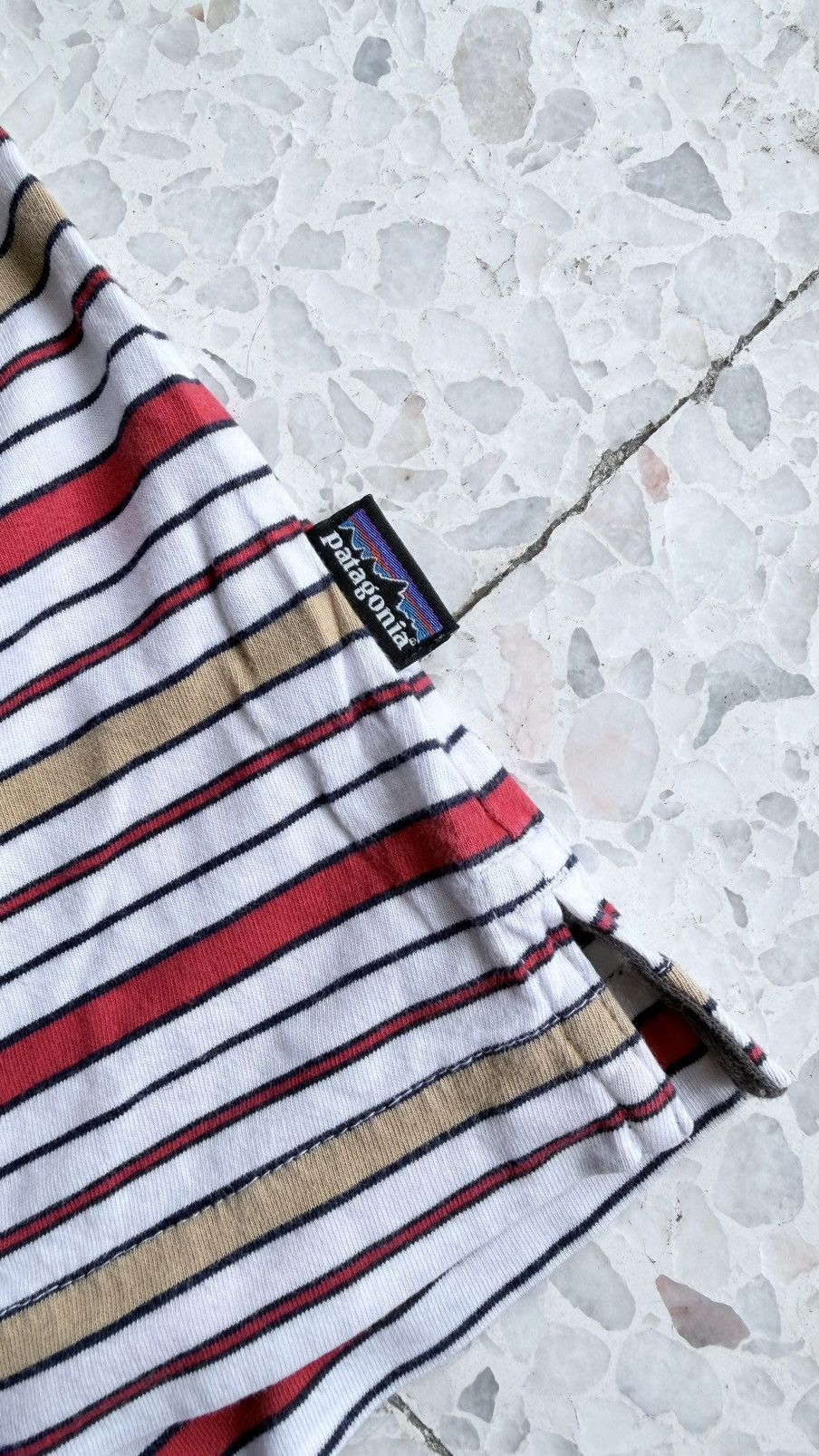 Patagonia Vintage Patagonia Organic Cotton Striped Polo Shirt Size US M / EU 48-50 / 2 - 7 Thumbnail