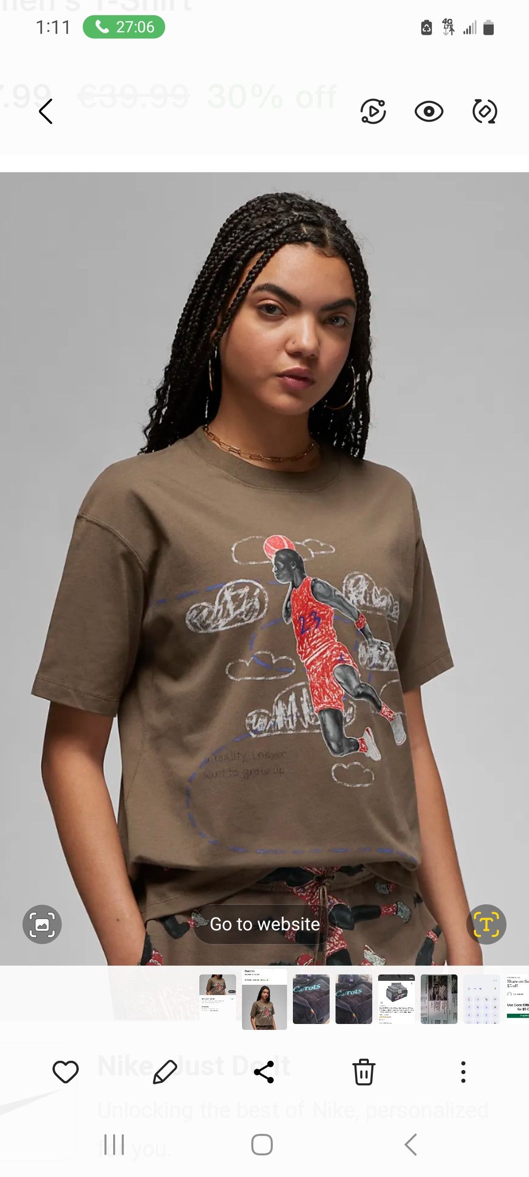 Jordan Brand Jordan Artist Series by Parker Duncan Size M / US 6-8 / IT 42-44 - 1 Preview
