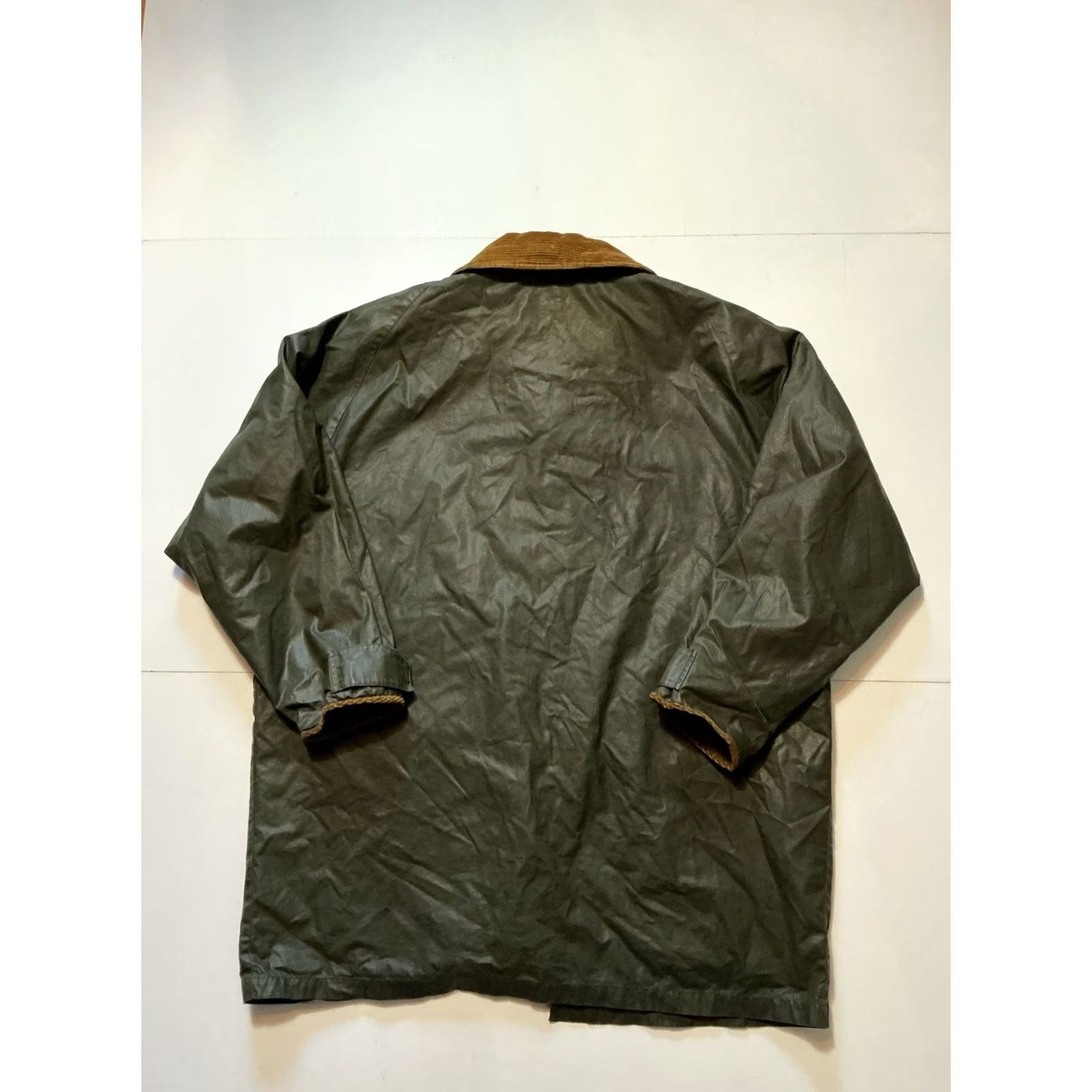Henri Lloyd VINTAGE Henri Lloyd Jacket Corduroy Plaid Waxed Coated Lined Parka XL Brown Mens Size US XL / EU 56 / 4 - 2 Thumbnail