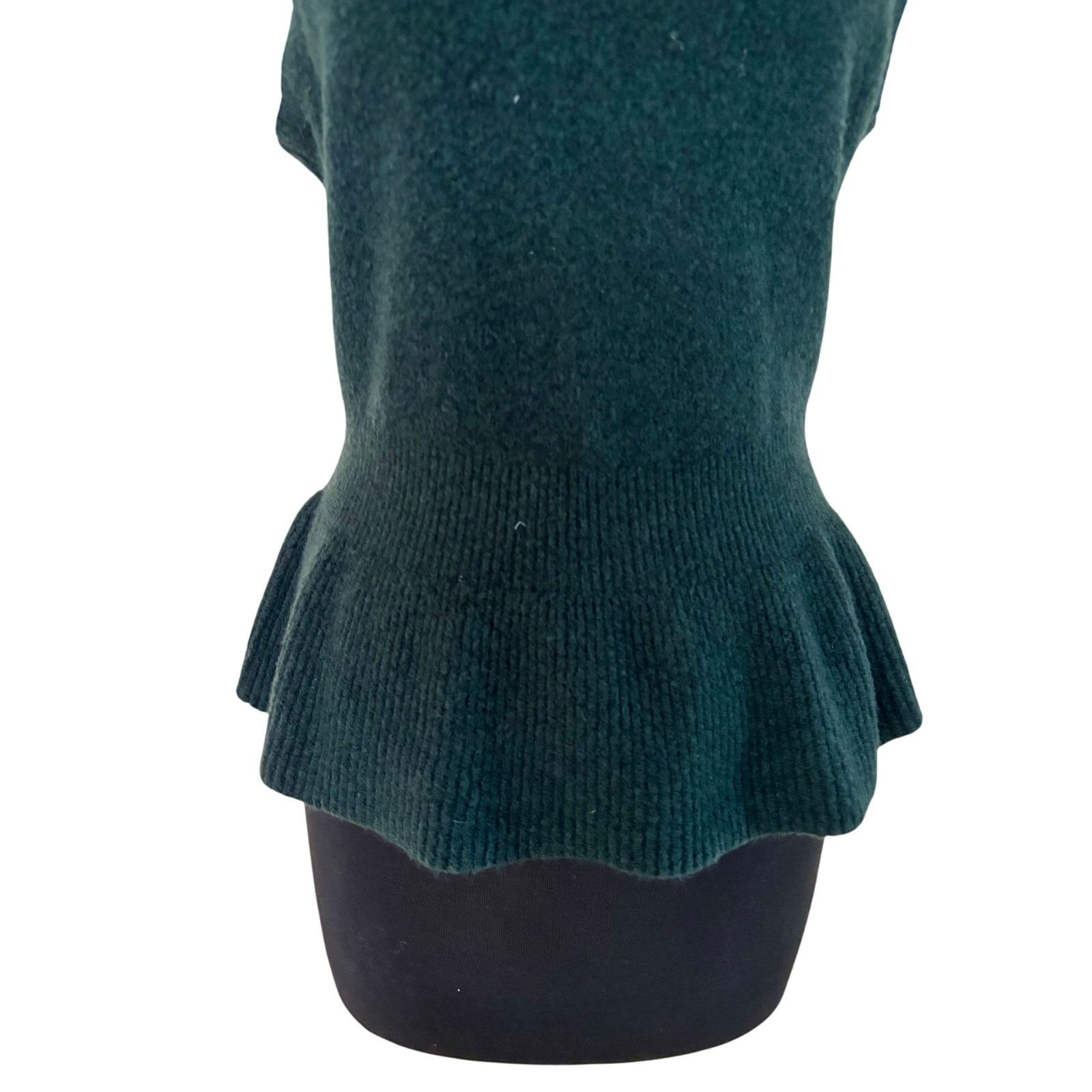 White House Black Market WHBM White House Black Market Emerald Green Sleeveless Top Size M / US 6-8 / IT 42-44 - 4 Thumbnail