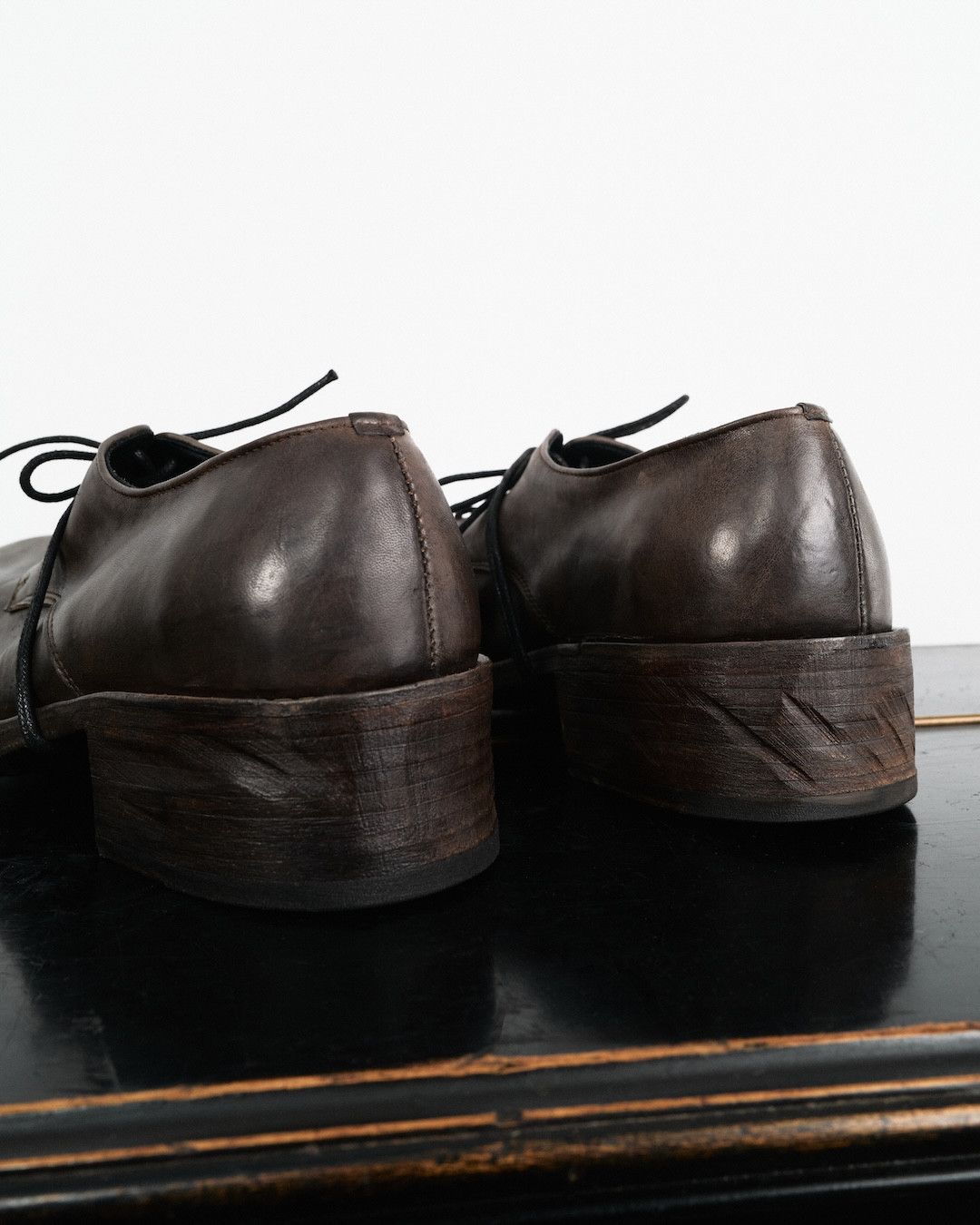 Other NKTRMNV VEG-TANNED HORSE DERBY SHOES D-H2S-VH-01 Size US 7 / EU 40 - 7 Thumbnail