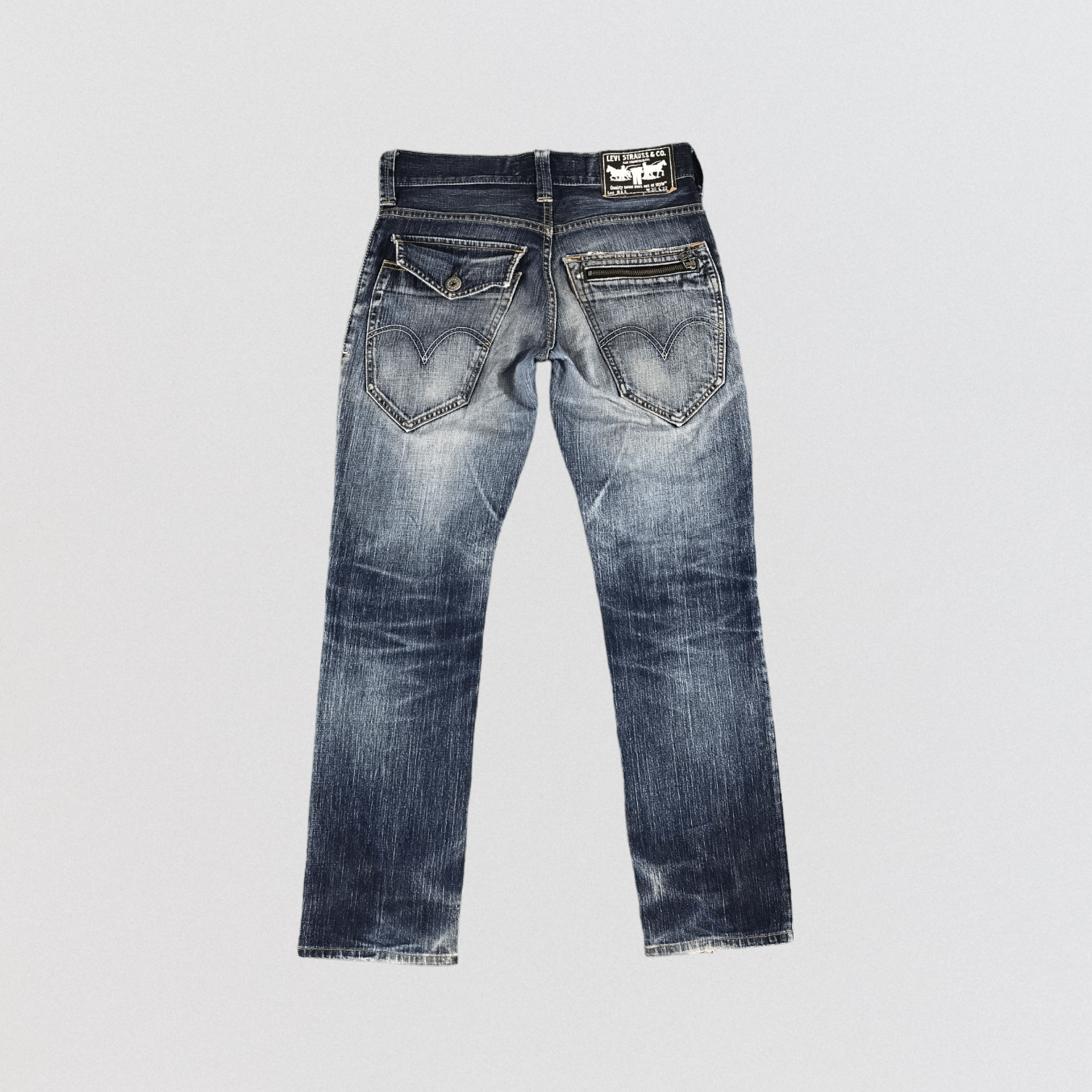 Levi's × Vintage Vintage Distress Levis 511 Jeans-JM475 Size US 31 - 3 Thumbnail
