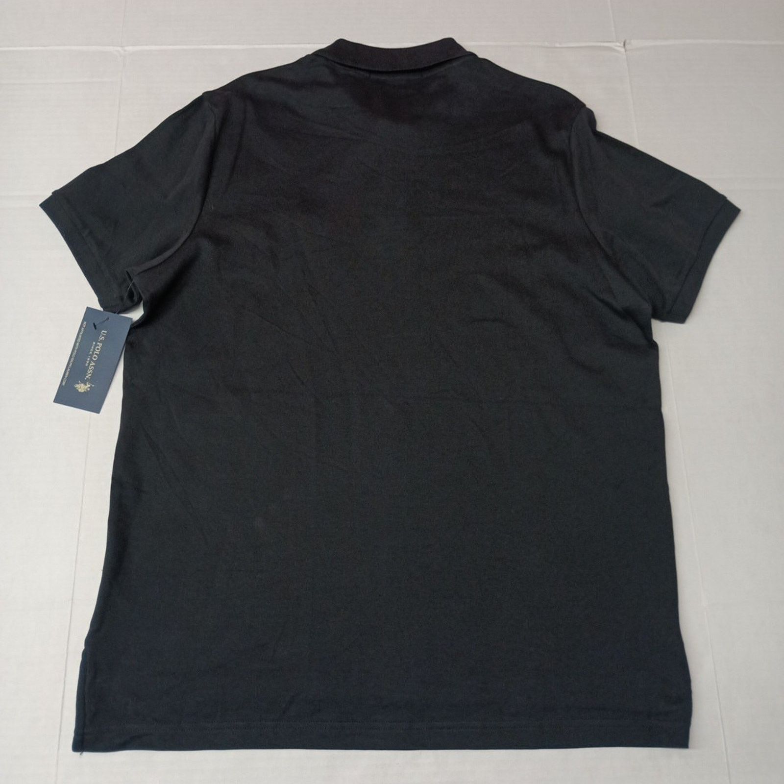 U.S. Polo Assn. U.S. Polo Assn Interlock Polo Shirt Black Men's Size L Large Size US L / EU 52-54 / 3 - 7 Thumbnail
