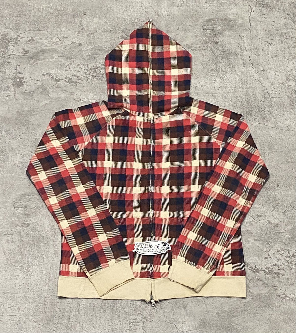 Bape Bape Plaid Full Zip Hoodie Ladies Size S / US 4 / IT 40 - 1 Thumbnail