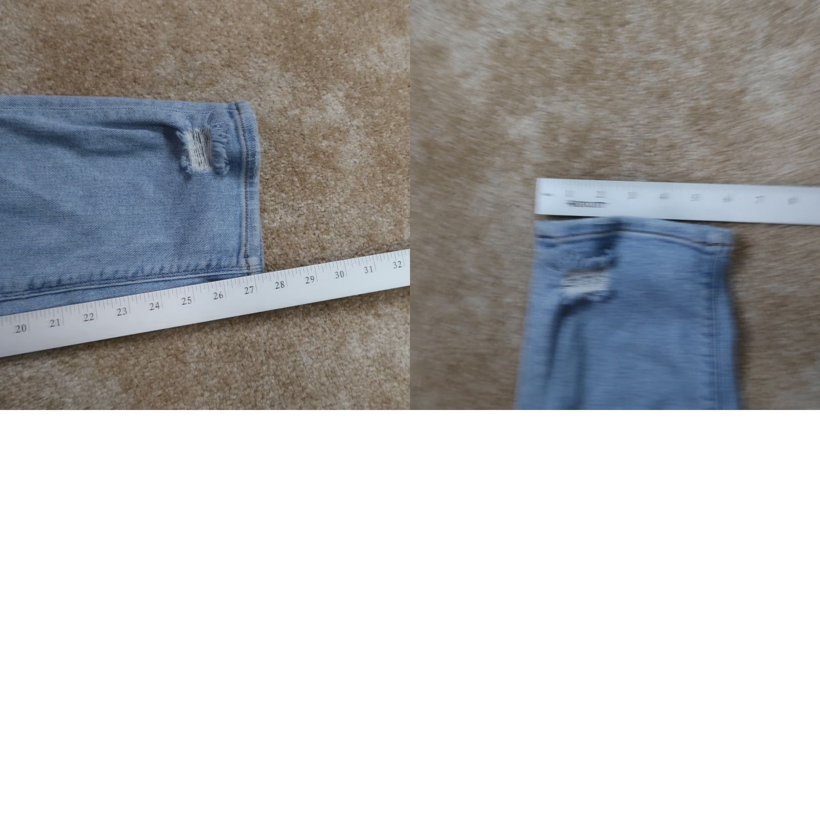 American Eagle Outfitters American Eagle Mom Jeans Women's 8 Blue Denim High Rise Ripped Size 30" / US 8 / IT 44 - 9 Thumbnail