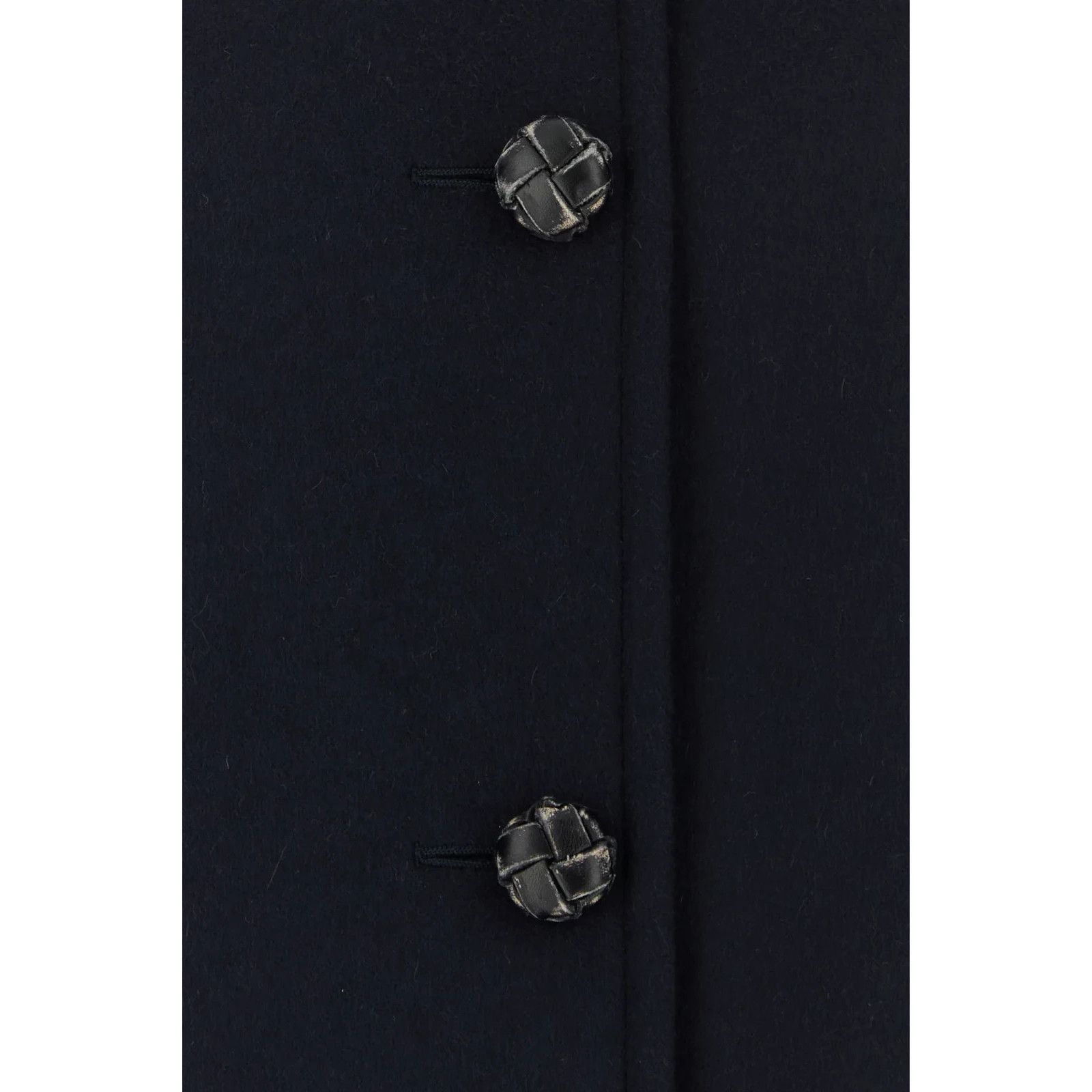 Prada PRADA Midnight Blue Wool Coat New & Authentic (Women's size: Size S / US 4 / IT 40 - 3 Thumbnail