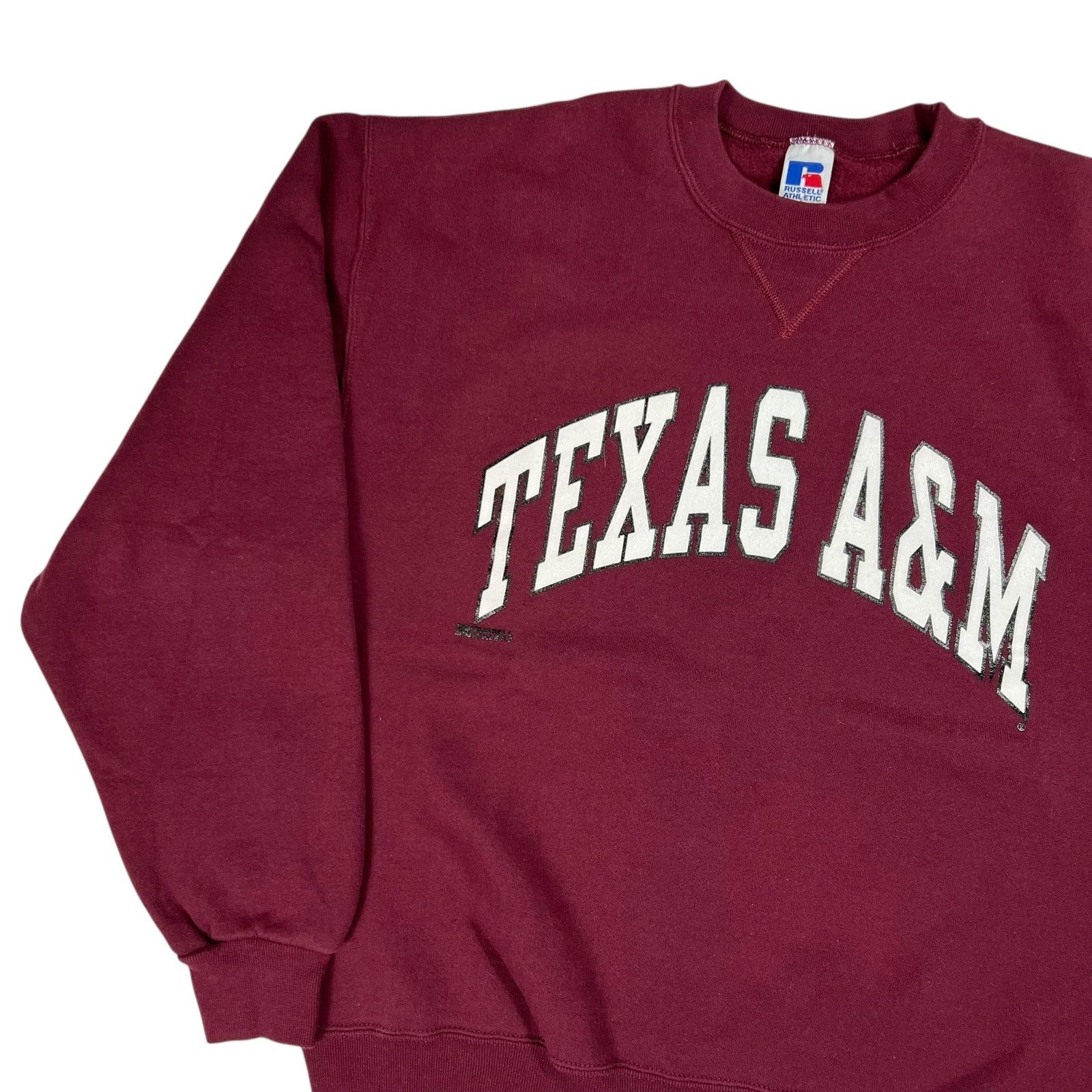 Russell Athletic × Vintage Vintage 90s Russell Athletic Texas A&M crewneck (L) Size US L / EU 52-54 / 3 - 4 Thumbnail