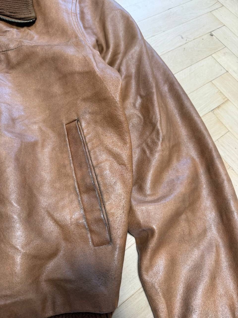 Vera Pelle × Vintage Avant Garde Vintage Cowboy Leather Jacket Vera Pelle Size US M / EU 48-50 / 2 - 8 Thumbnail