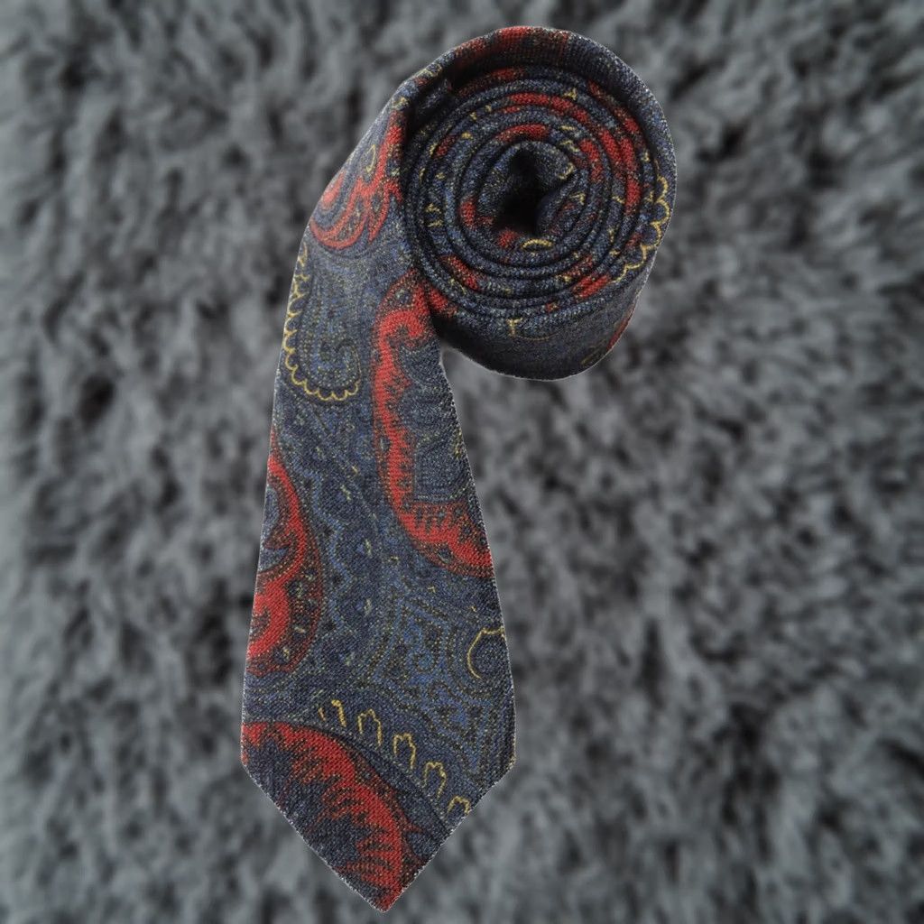 Suitsupply Suitsupply Tie Men's 152 X 8 CM Wool Patterned Tied Pointed Classic Size ONE SIZE - 1 Thumbnail