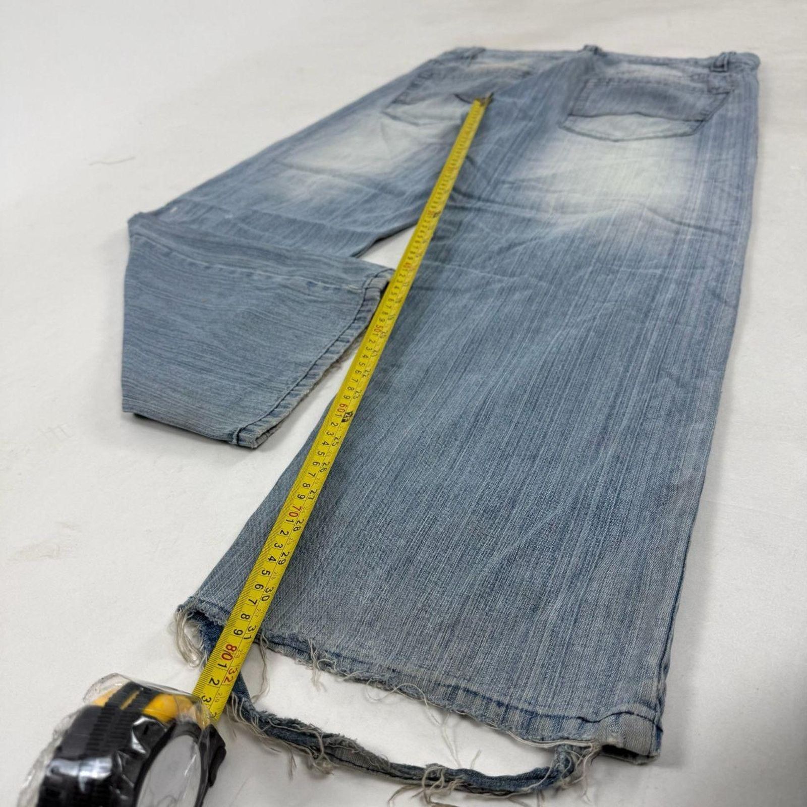 Avirex × Japanese Brand × Vintage Vintage y2k avirex grunge archive faded baggy wide leg jeans Size US 38 / EU 54 - 3 Thumbnail
