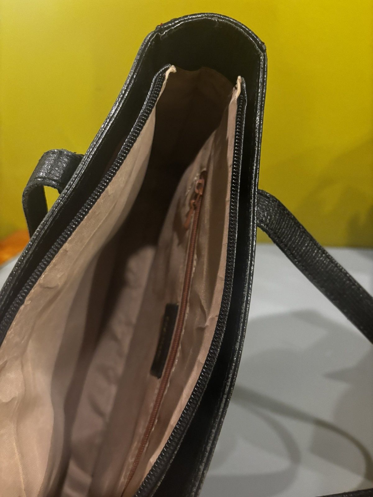 Other Black vegan Leather Tote Handbag Size ONE SIZE - 8 Thumbnail
