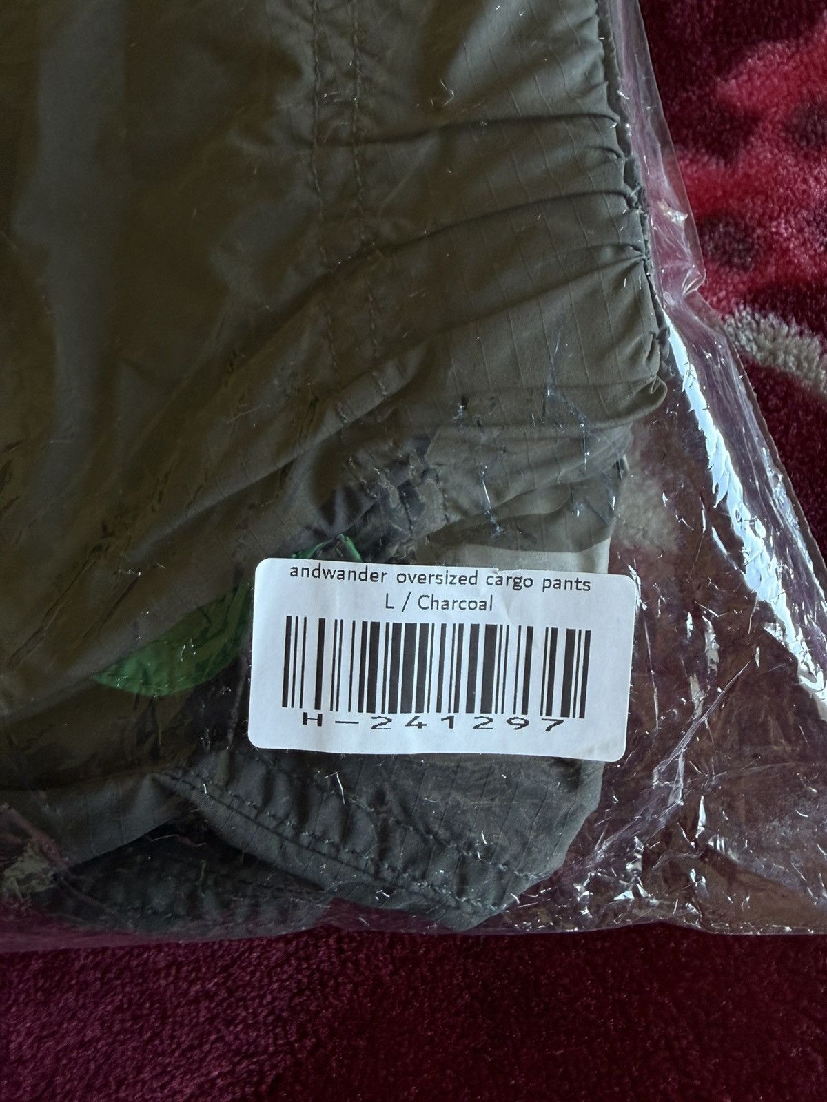 And Wander × HIDDEN Hidden x And Wander Oversized Cargo Pants “Charcoal” Size L Size US 34 / EU 50 - 10 Thumbnail