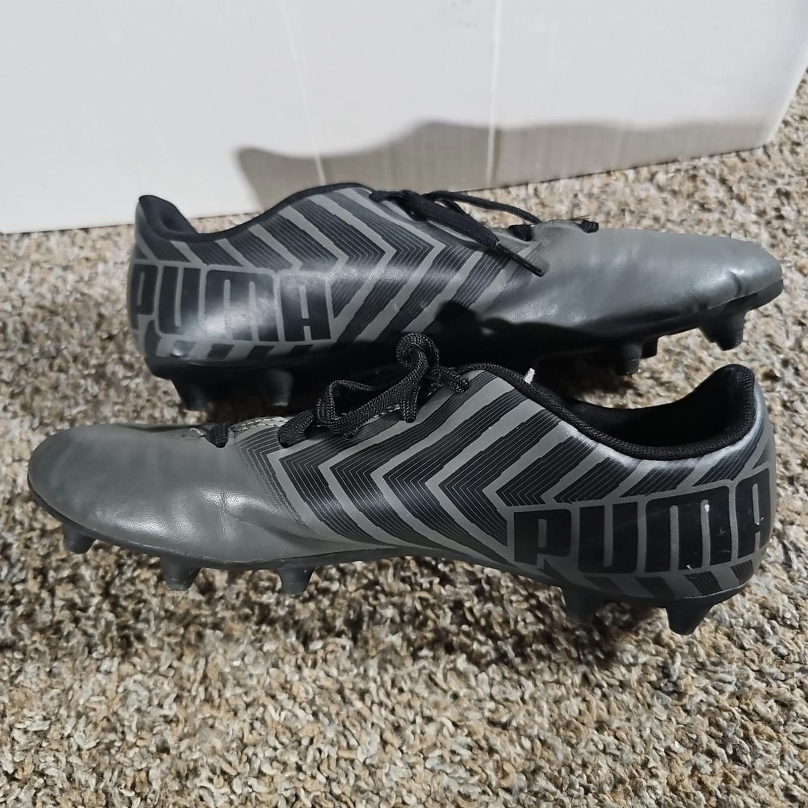 Puma Puma Soccer Cleats US 6.5 UK 5.5 106704-03 Gray Black Size ONE SIZE - 1 Thumbnail