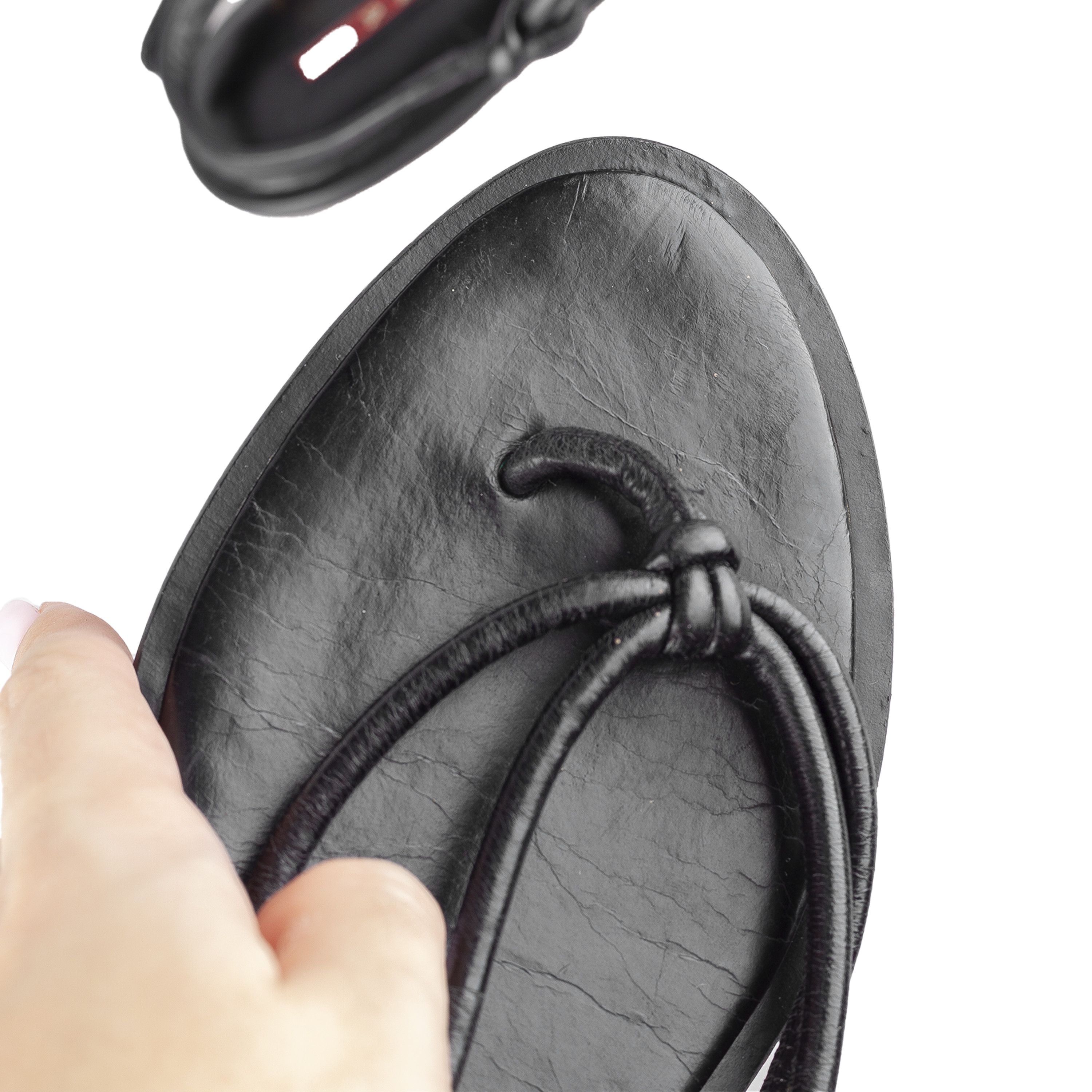 Prada Prada Sport Vintage Black Flat Thong Sandals (38 IT / 38 EU) Size US 7 / IT 37 - 8 Thumbnail
