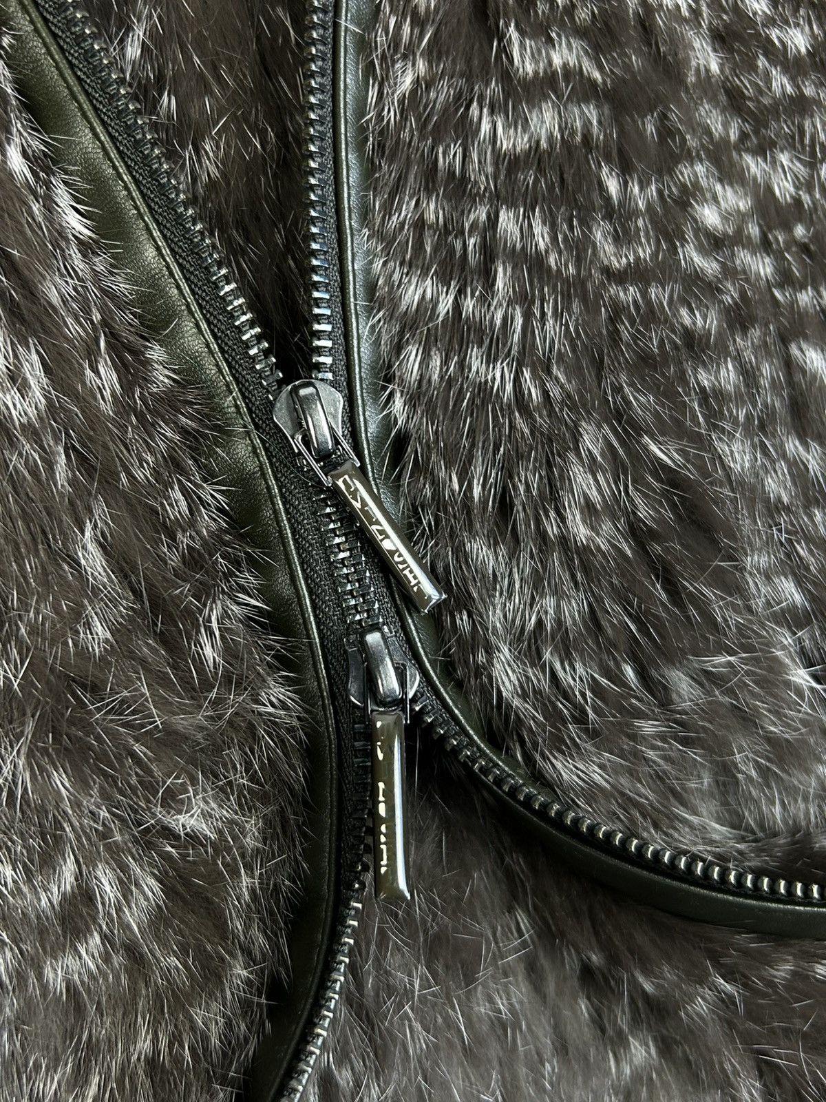 TWINSET × Vintage rare Twin Set Simona Barbieri Fur Cardi Coat Avant Garde Size M / US 6-8 / IT 42-44 - 10 Thumbnail