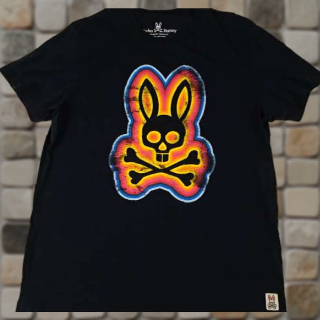Psycho Bunny Psycho Bunny T-Shirt Black L Unisex Adults Short Sleeve Size L Printed 26in Long 22in Pit to Pit Size US L / EU 52-54 / 3 - 1 Thumbnail