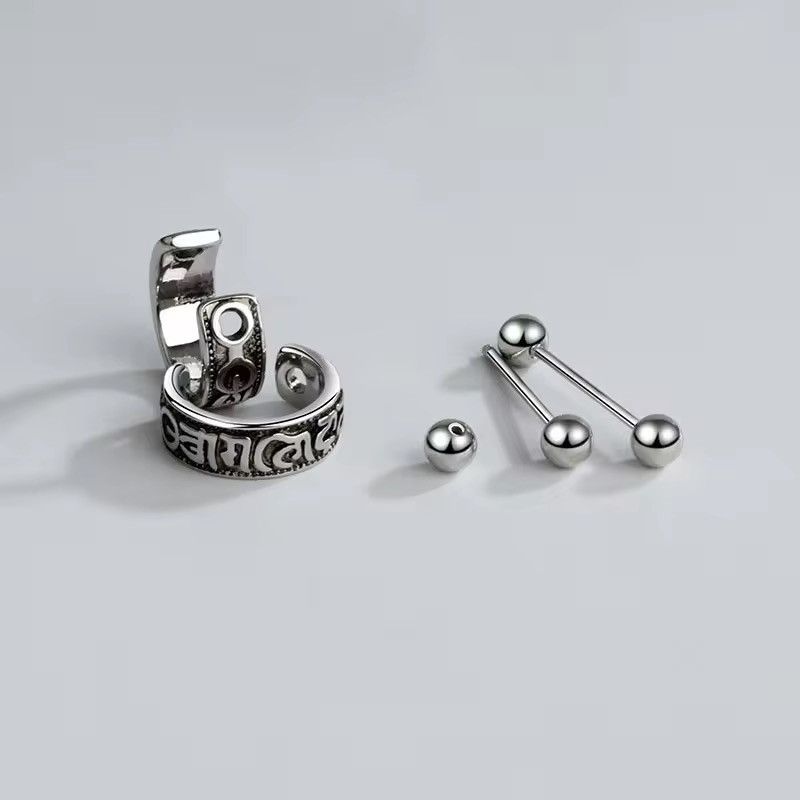 Jewelry × Vintage Vintage six character truth Earrings Size ONE SIZE - 2 Thumbnail
