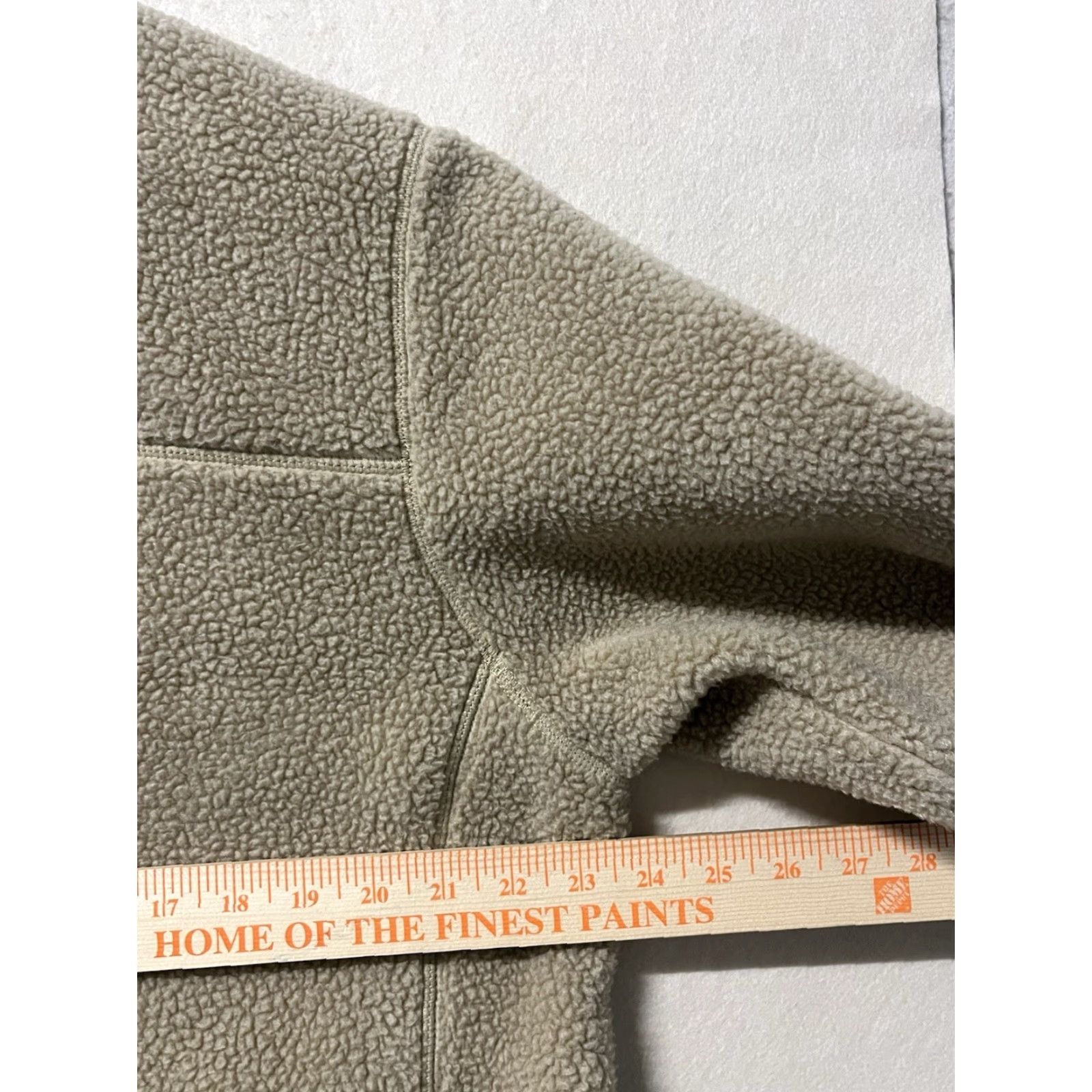 The North Face The North Face Jacket Men XL Beige Full Zip Sherpa Mid-Length Fleece Collared Logo Zip Size US XL / EU 56 / 4 - 3 Thumbnail