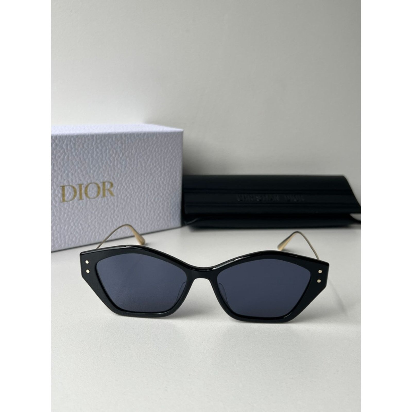 Dior NEW Dior MissDior S1U Sunglasses in Black Navy Blue Size ONE SIZE - 6 Thumbnail