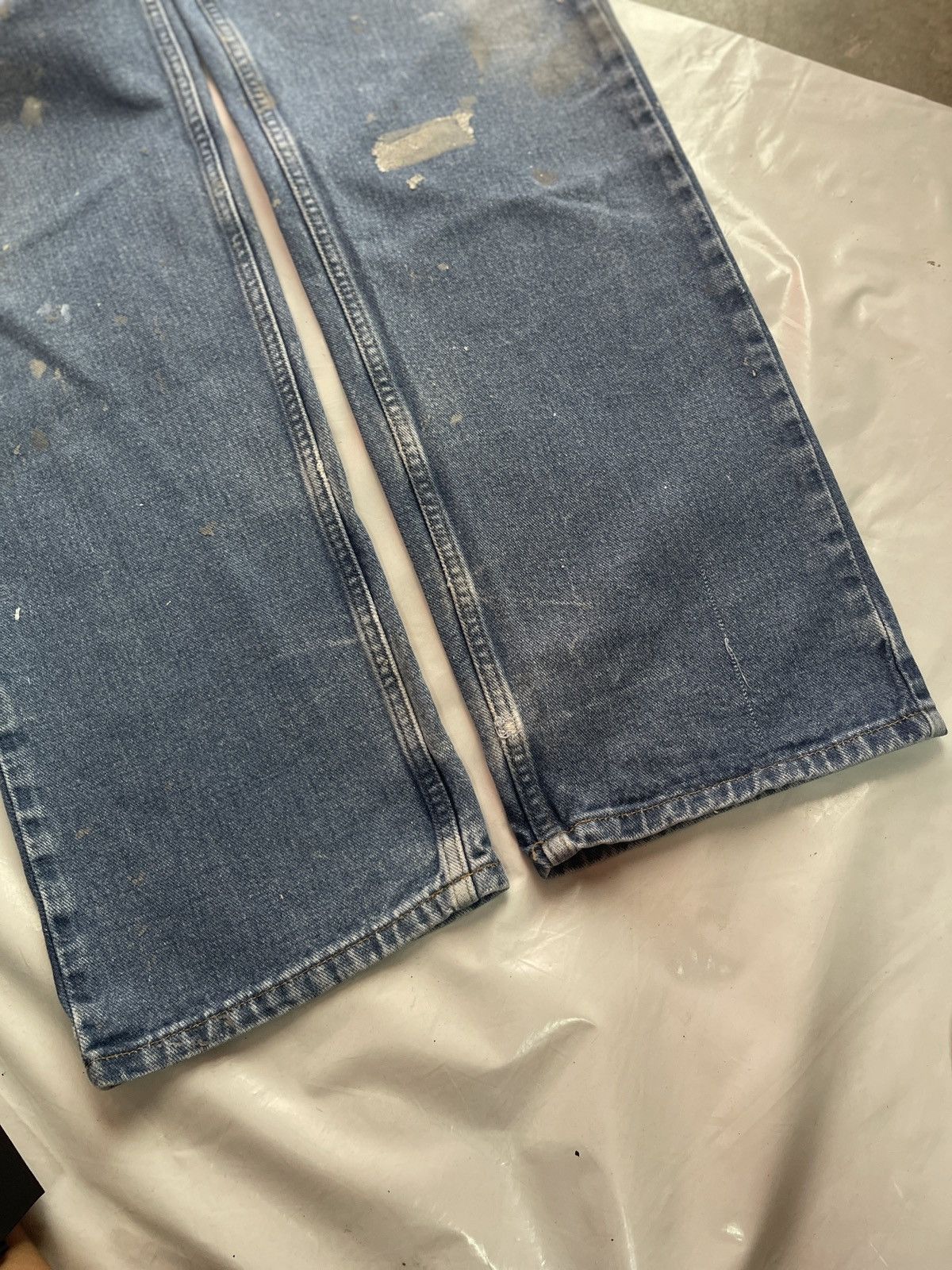Carhartt Distressed Paint Stains Carhatt Relaxed Fit Denim Size US 34 / EU 50 - 10 Thumbnail