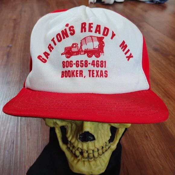 Other Vintage Garton's Ready Mix Cement Texas Trucker Hat Cap Size ONE SIZE - 1 Thumbnail