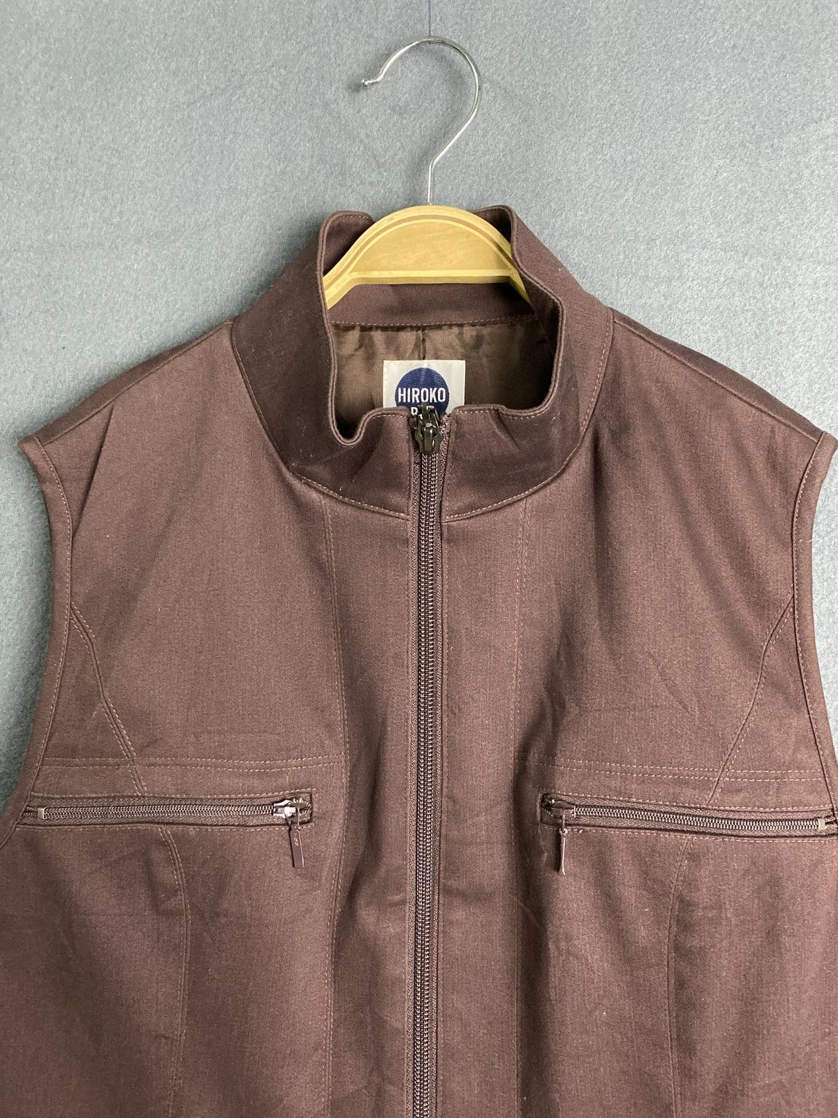 Hiroko Koshino Homme × Japanese Brand Hiroko Bis Vest Made in Japan Size XS / US 0-2 / IT 36-38 - 3 Thumbnail