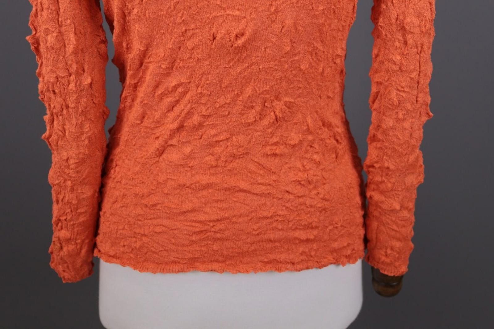 Designer Aventures des Toiles Orange Button Down Shirt Size 38 / S Size M / US 6-8 / IT 42-44 - 11 Thumbnail
