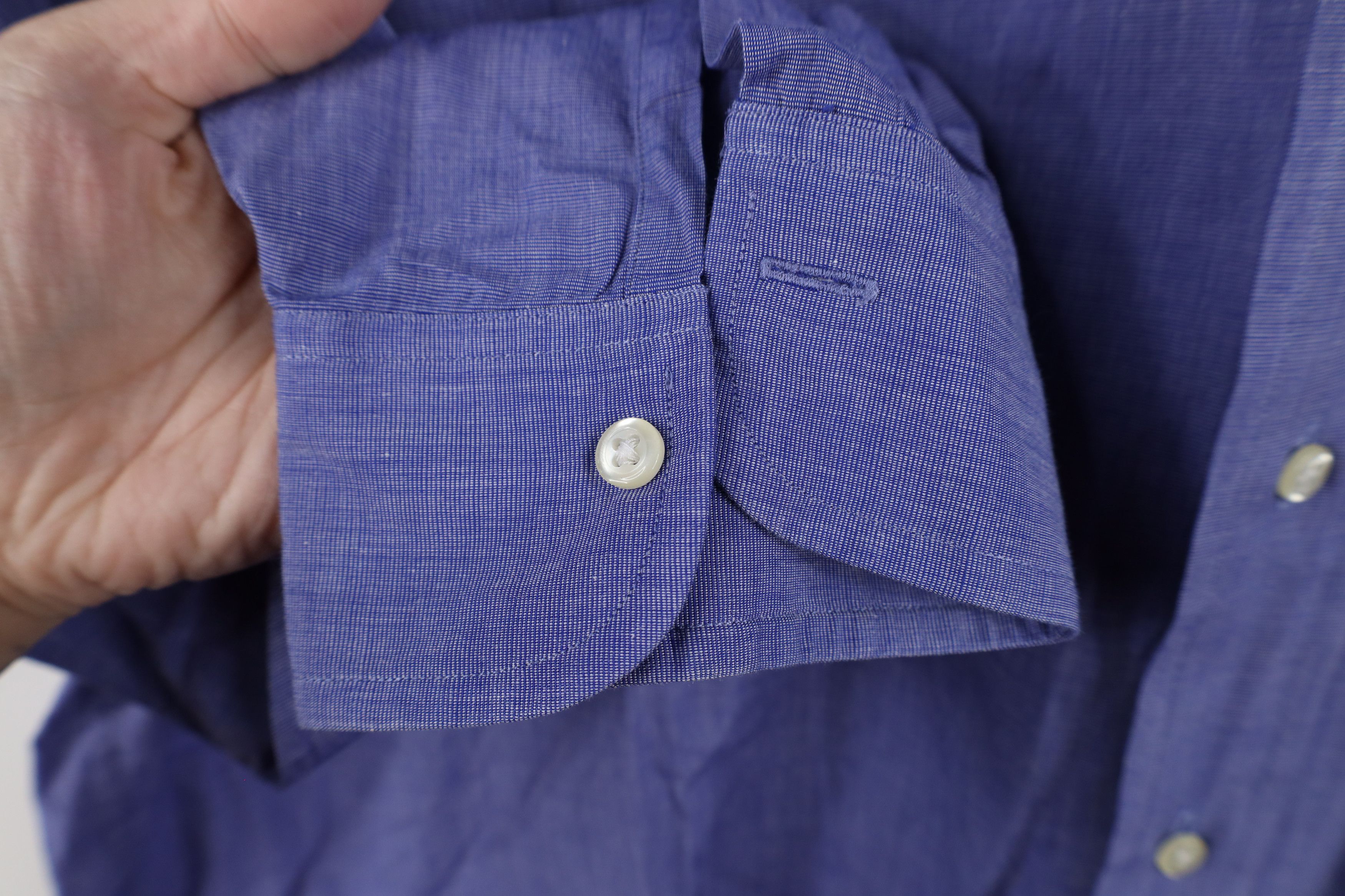 Brooks Brothers × Vintage Vintage 90s Brooks Brothers Cotton Button Down Shirt Size US L / EU 52-54 / 3 - 4 Thumbnail