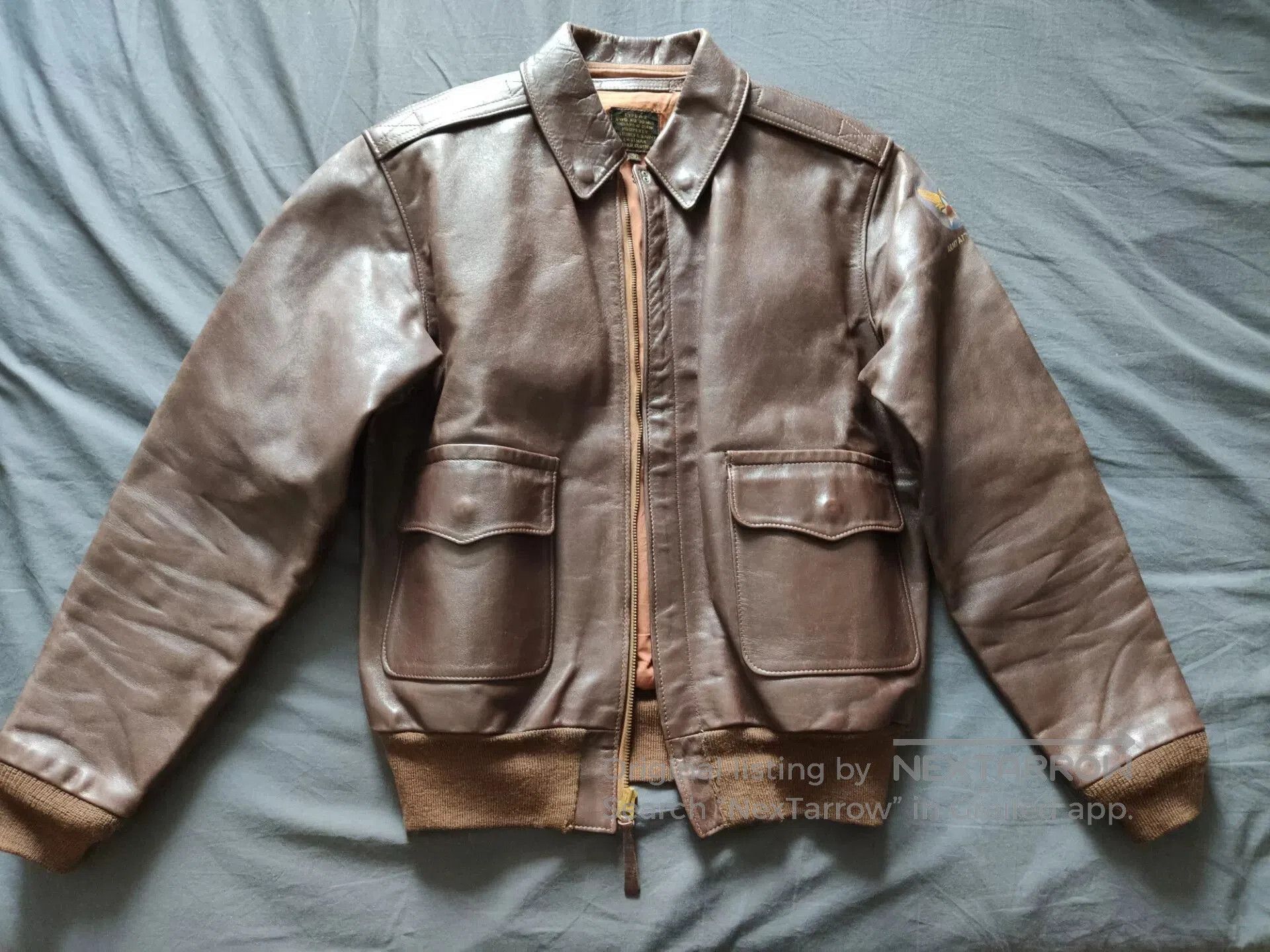 Eastman Leather Clothing Eastman A2 Leather Jacket Size 36. Size US S / EU 44-46 / 1 - 1 Thumbnail