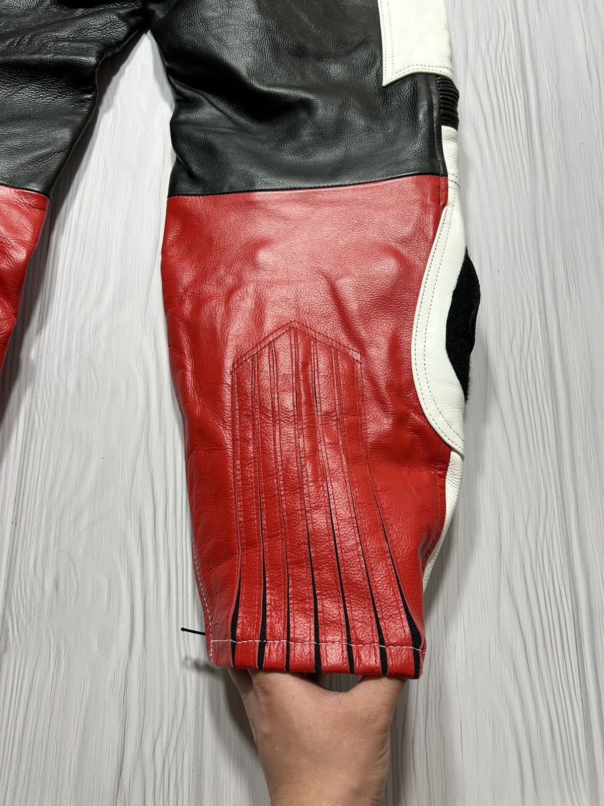 Genuine Leather TRIUMPH Real Heavy Leather Pants Moto Theme Racing Size XXL Size US 38 / EU 54 - 17 Thumbnail