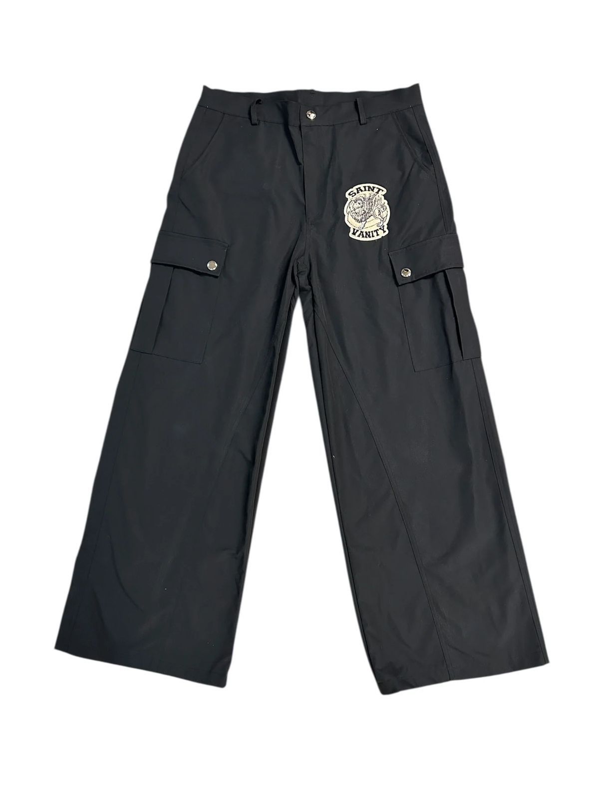 Saint Vanity Saint Vanity 'Cargo' Black Nylon Pants Size US 34 / EU 50 - 1 Preview