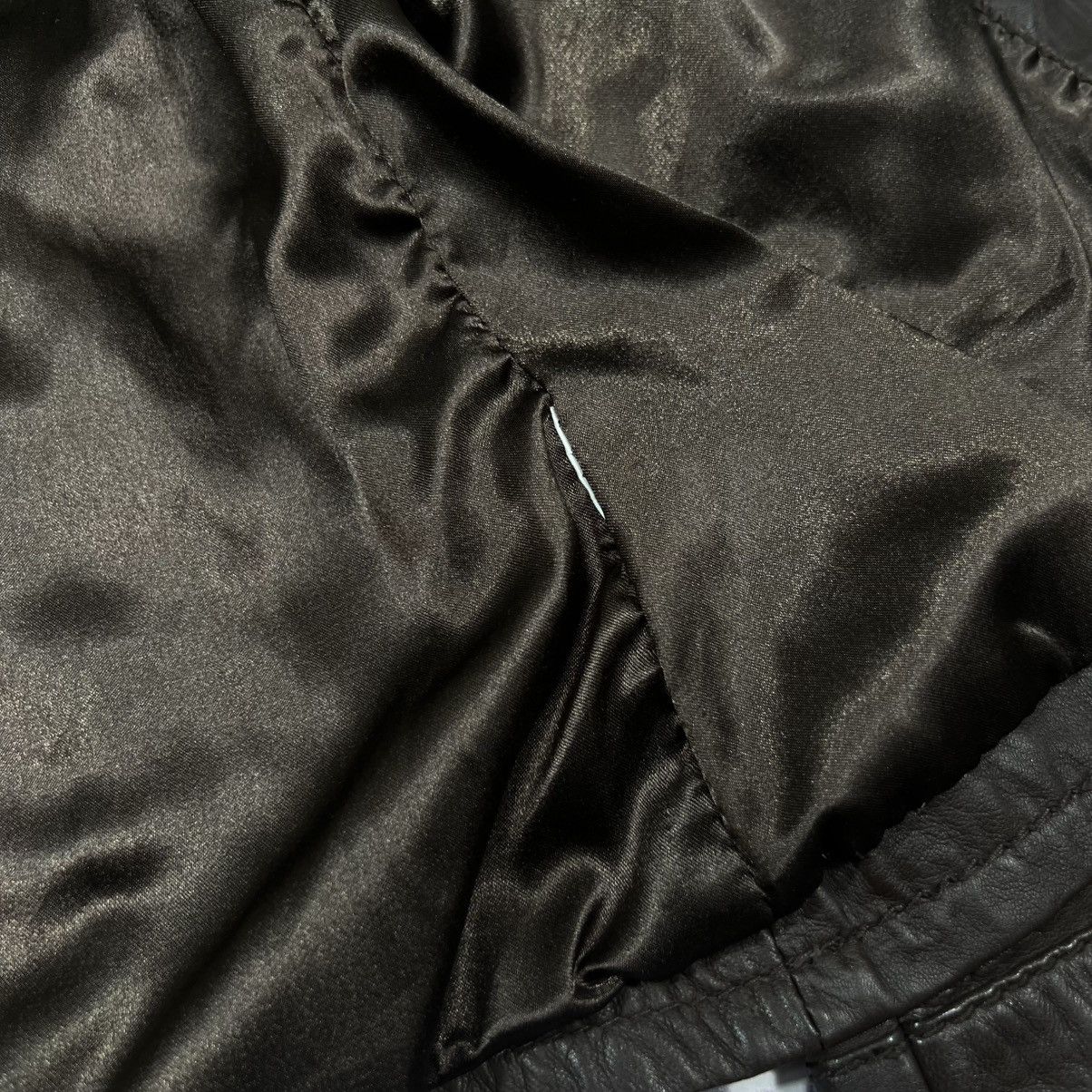 Japanese Brand Vintage Y2K Leather Zip Jacket Japanese Casual Casual Style Size S / US 4 / IT 40 - 16 Thumbnail