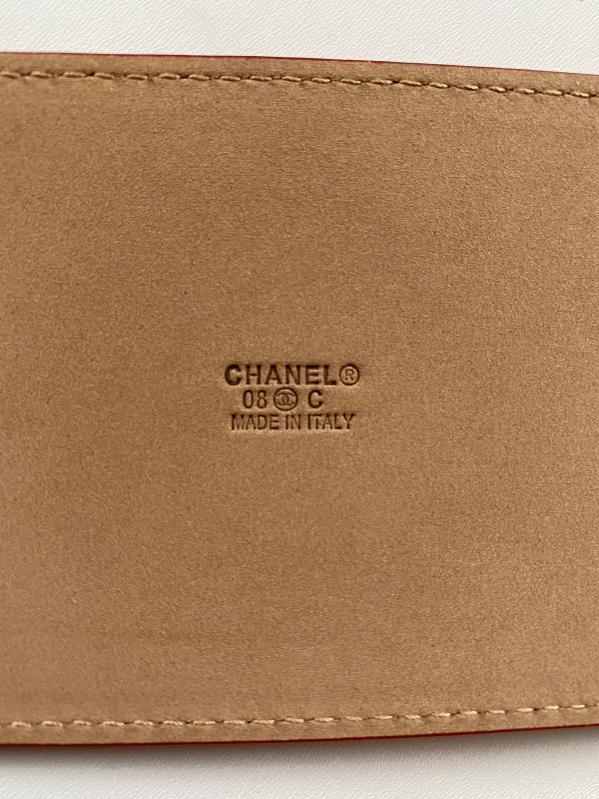 Chanel 🔥SS08 Chanel by Karl Lagerfeld Patent Leather Wide Belt Size ONE SIZE - 12 Thumbnail